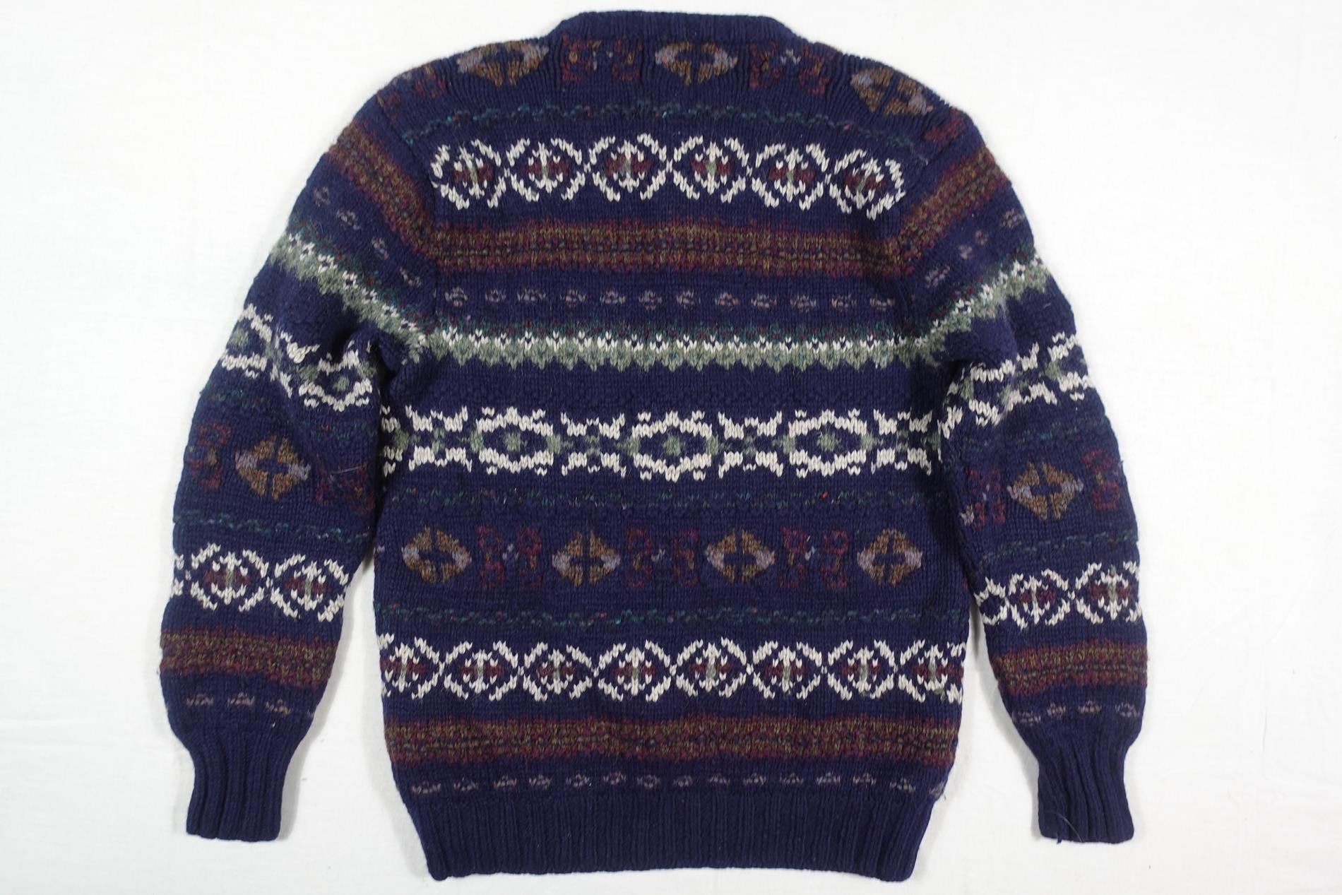 Polo Ralph Lauren Polo Ralph Lauren Sweater Fair Isle Hand Knit Wool Vintage M Size US M / EU 48-50 / 2 - 2 Thumbnail