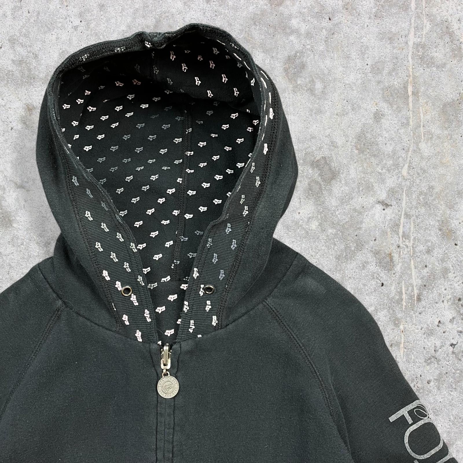 Fox Racing Y2K AOP Reversible Sleeve Hit Fox Racing Zip Up Hoodie Size S / US 4 / IT 40 - 4 Thumbnail