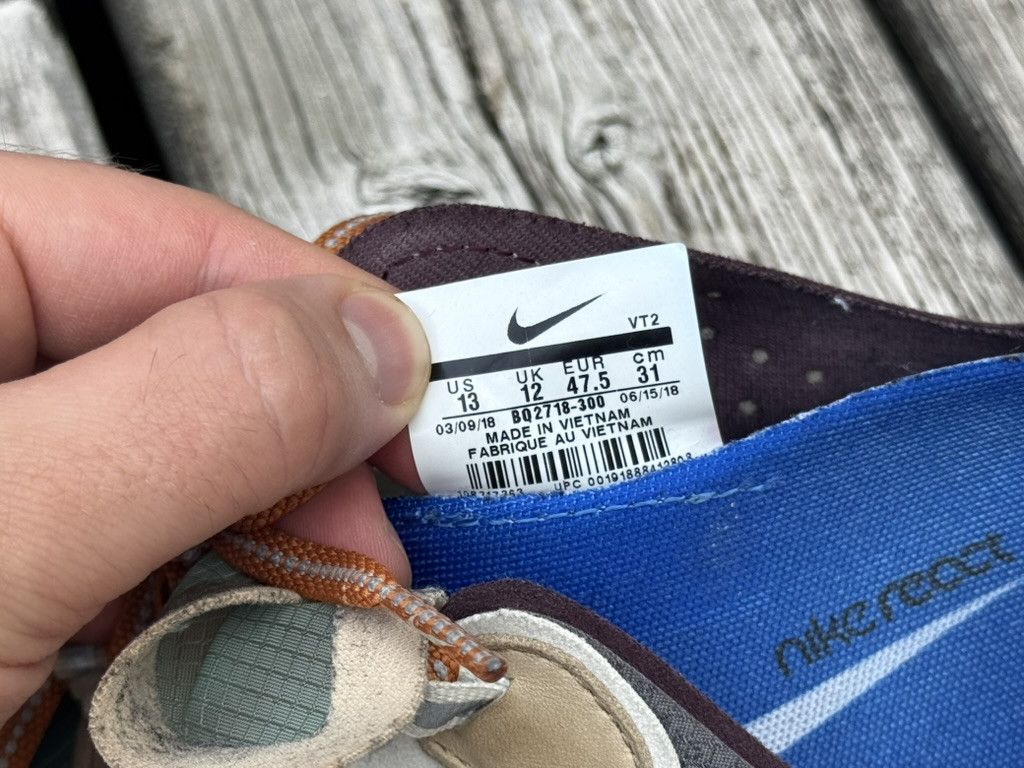 Nike × Undercover 2018 React Element 87 Green Mist BQ2718-300 Size US 13 / EU 46 - 8 Thumbnail