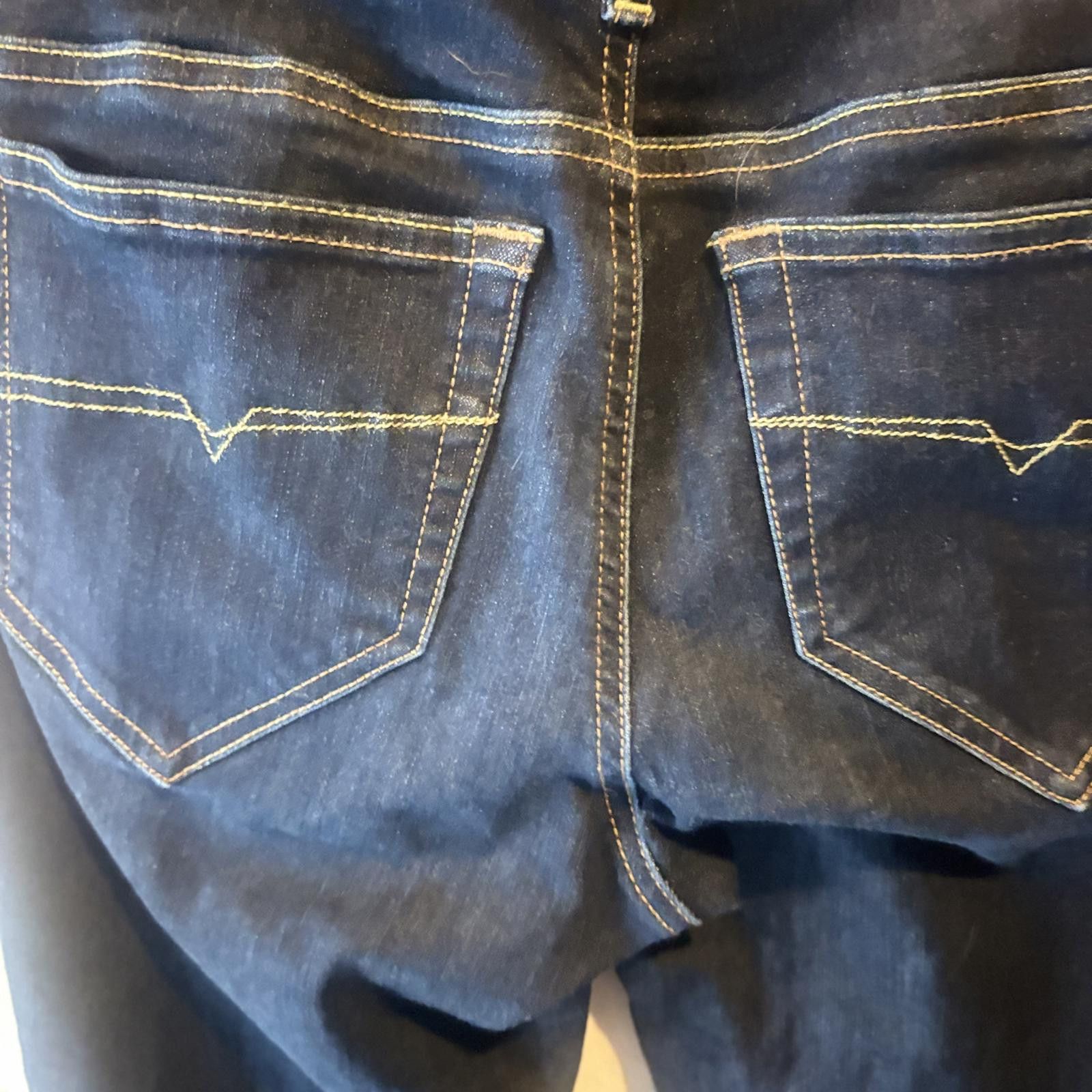 Diesel Diesel Dark Blue Slim Fit Jeans Size 29" - 7 Thumbnail