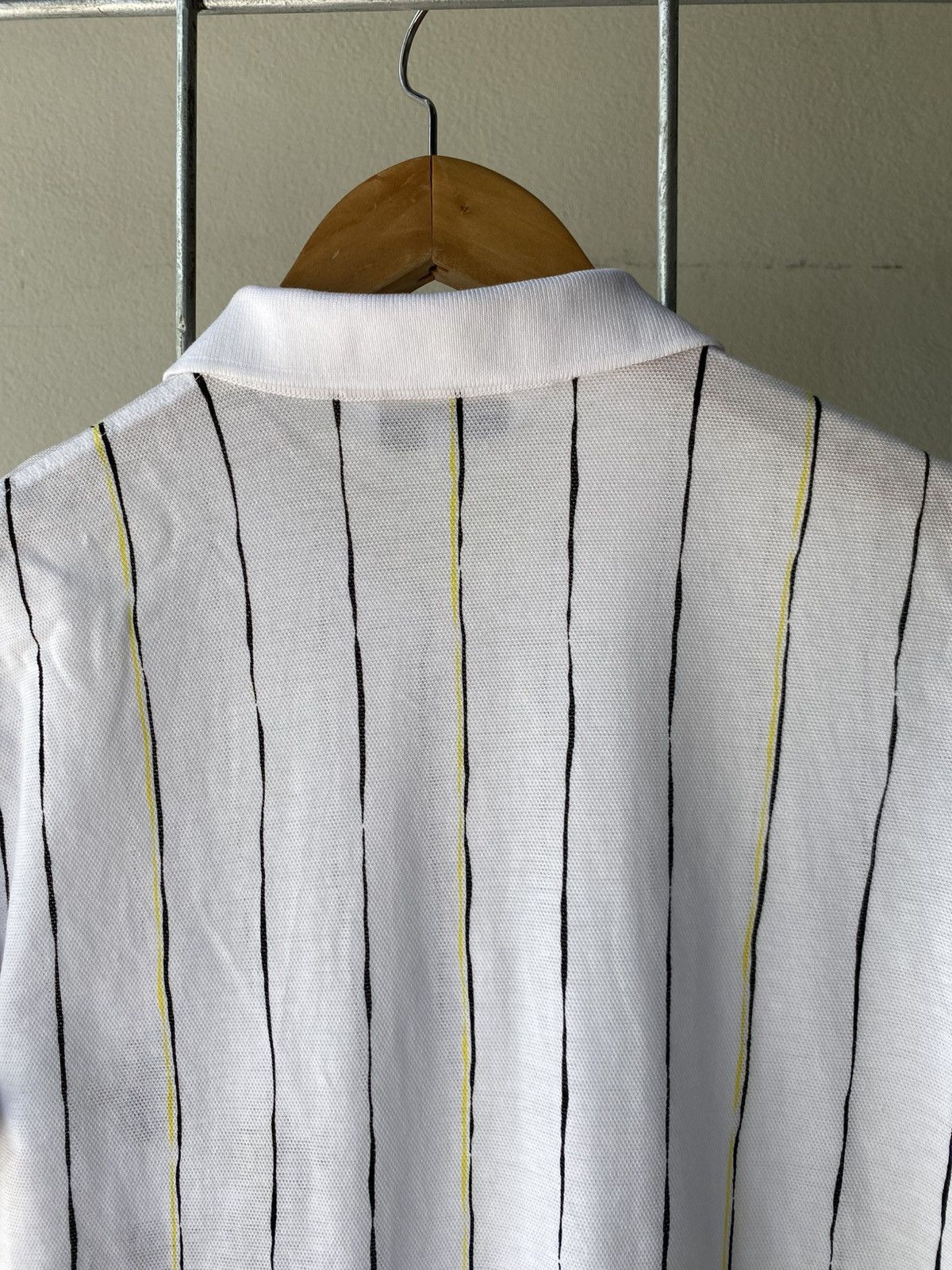 Dior Christian Dior stripped white polo shirt with embroidery Size ONE SIZE - 6 Thumbnail