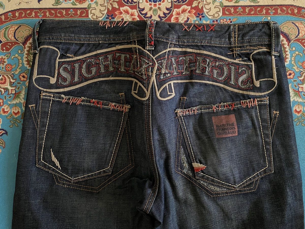 Japanese Brand Marithe Francois Girbaud Native Design Denim Size US 33 - 9 Thumbnail