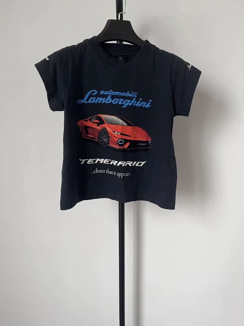 Balenciaga Balenciaga Faded Stretch Crew Neck Regular T-Shirt Size L / US 10 / IT 46 - 1 Thumbnail