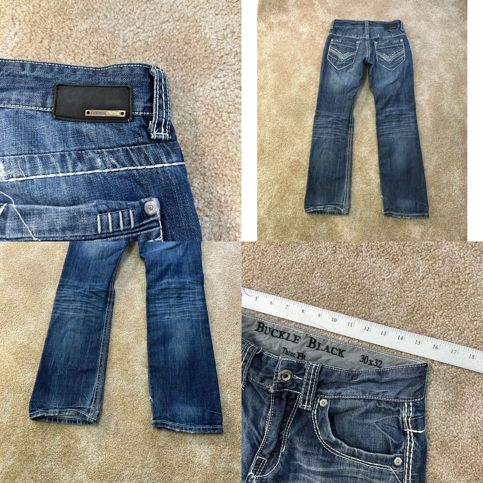 Buckle Black Buckle Black Jeans Women's 30x32 Bootcut Denim Stretch Mid Rise 5-Pocket Blue Buckle Black Size 30" / US 8 / IT 44 - 8 Thumbnail