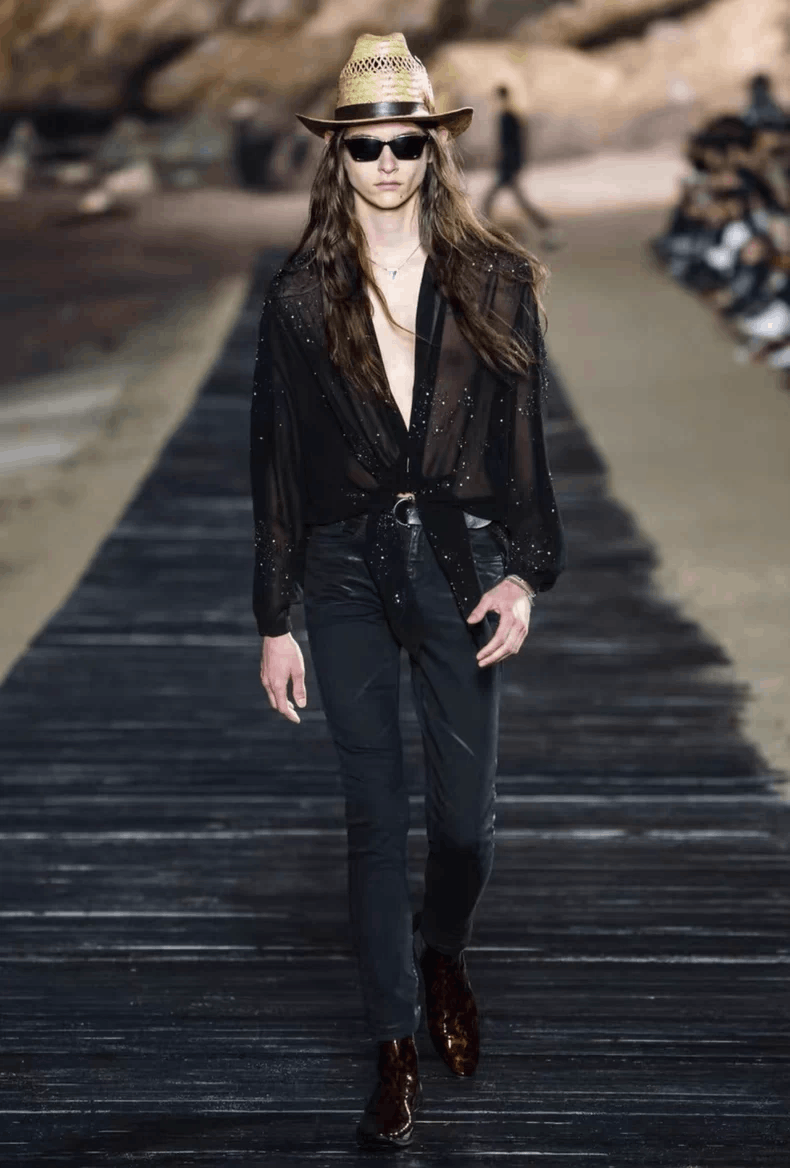 Saint Laurent Paris Saint Laurent Paris size 39 20ss show Henry collar rhinest Size US M / EU 48-50 / 2 - 9 Thumbnail