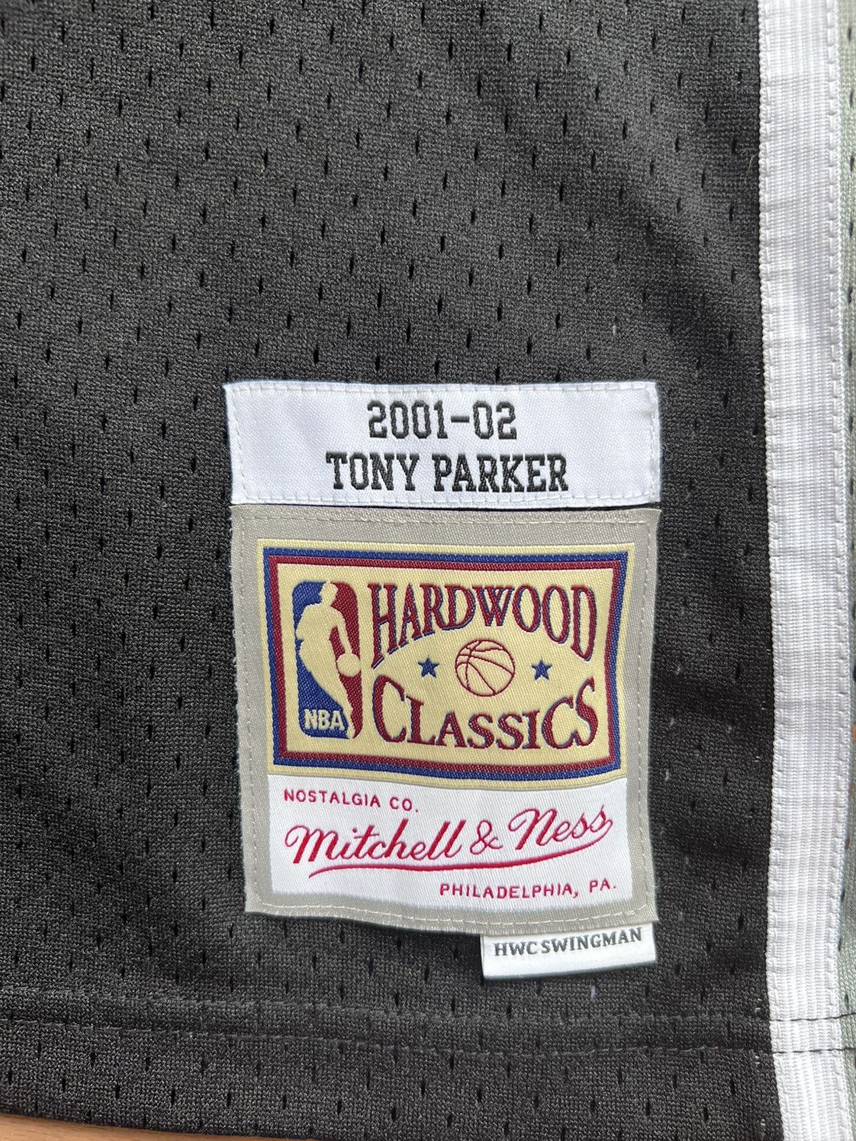 Mitchell & Ness NBA SPURS Basketball Jersey #9 PARKER Mens M