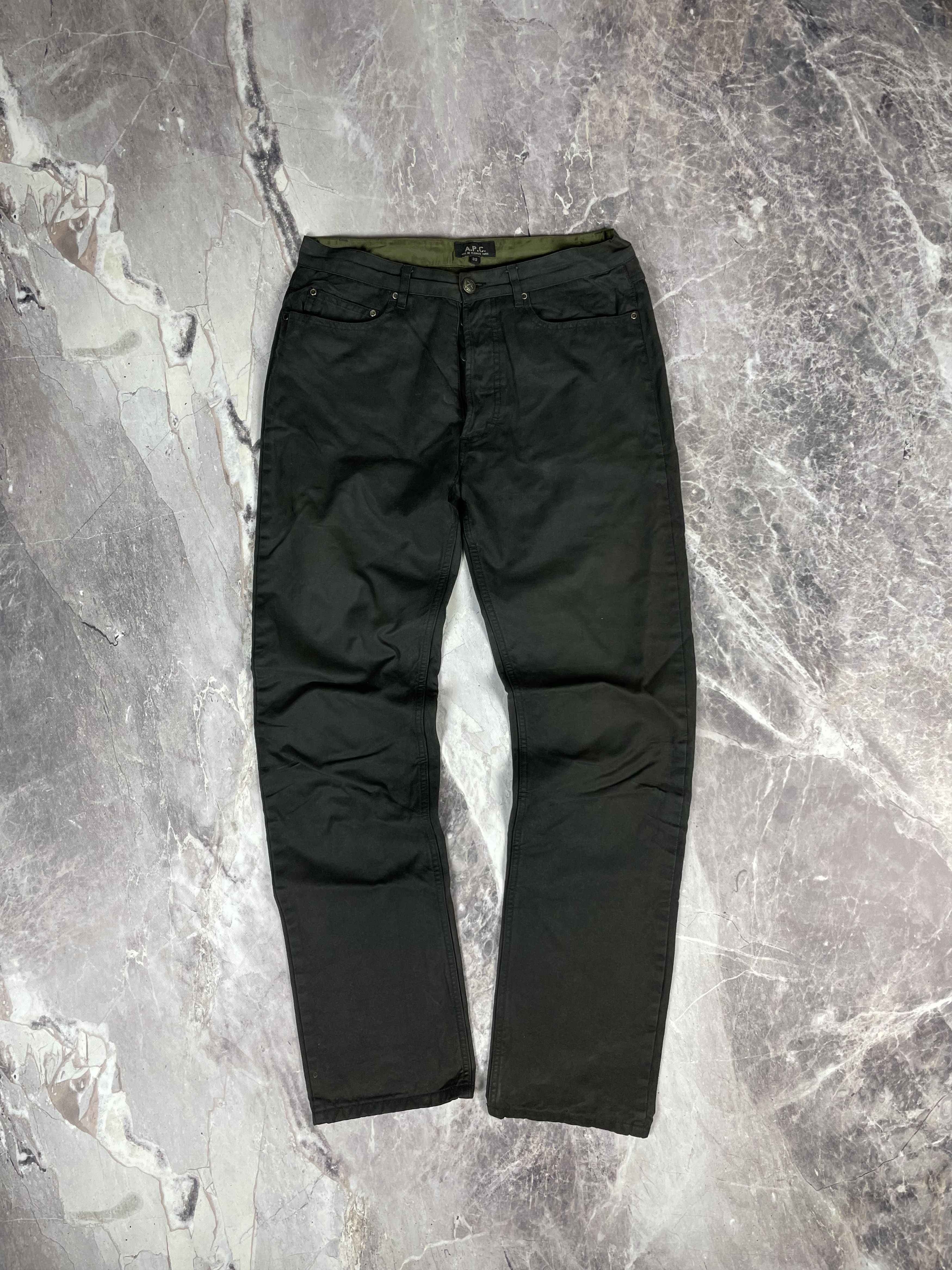 A.P.C. APC Khakis Wax Casual Pants Size US 33 - 1 Thumbnail