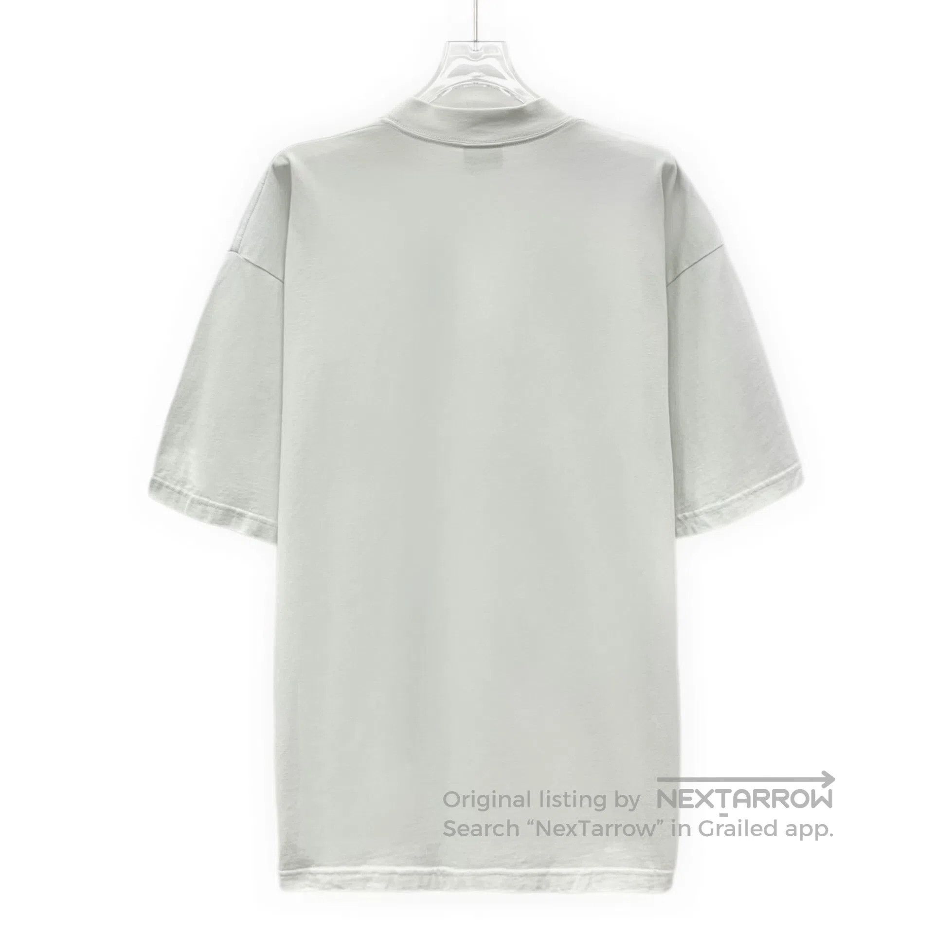Balenciaga Balenciaga White logo lettered print cotton crew neck shor Size US M / EU 48-50 / 2 - 2 Thumbnail