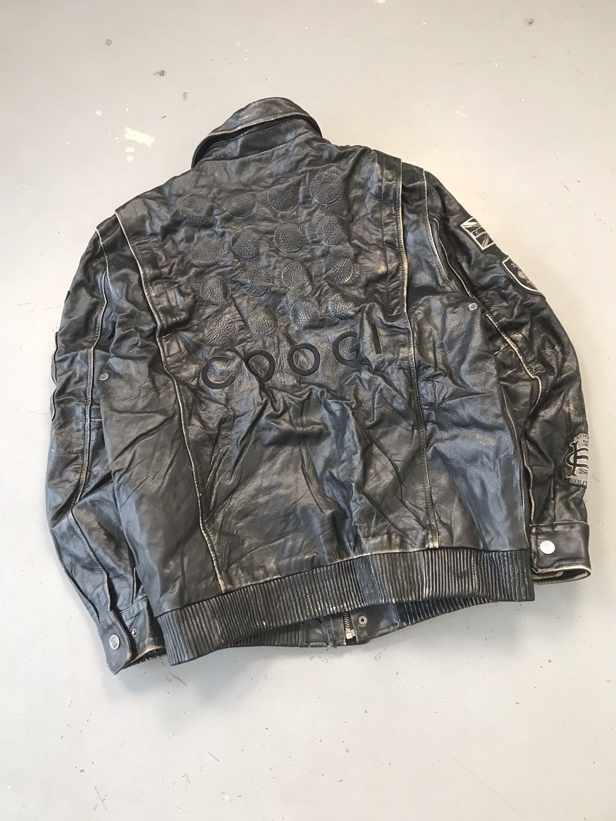 Coogi × Vintage Vintage Coogi patch work heavy leathers jacket Size US M / EU 48-50 / 2 - 11 Thumbnail