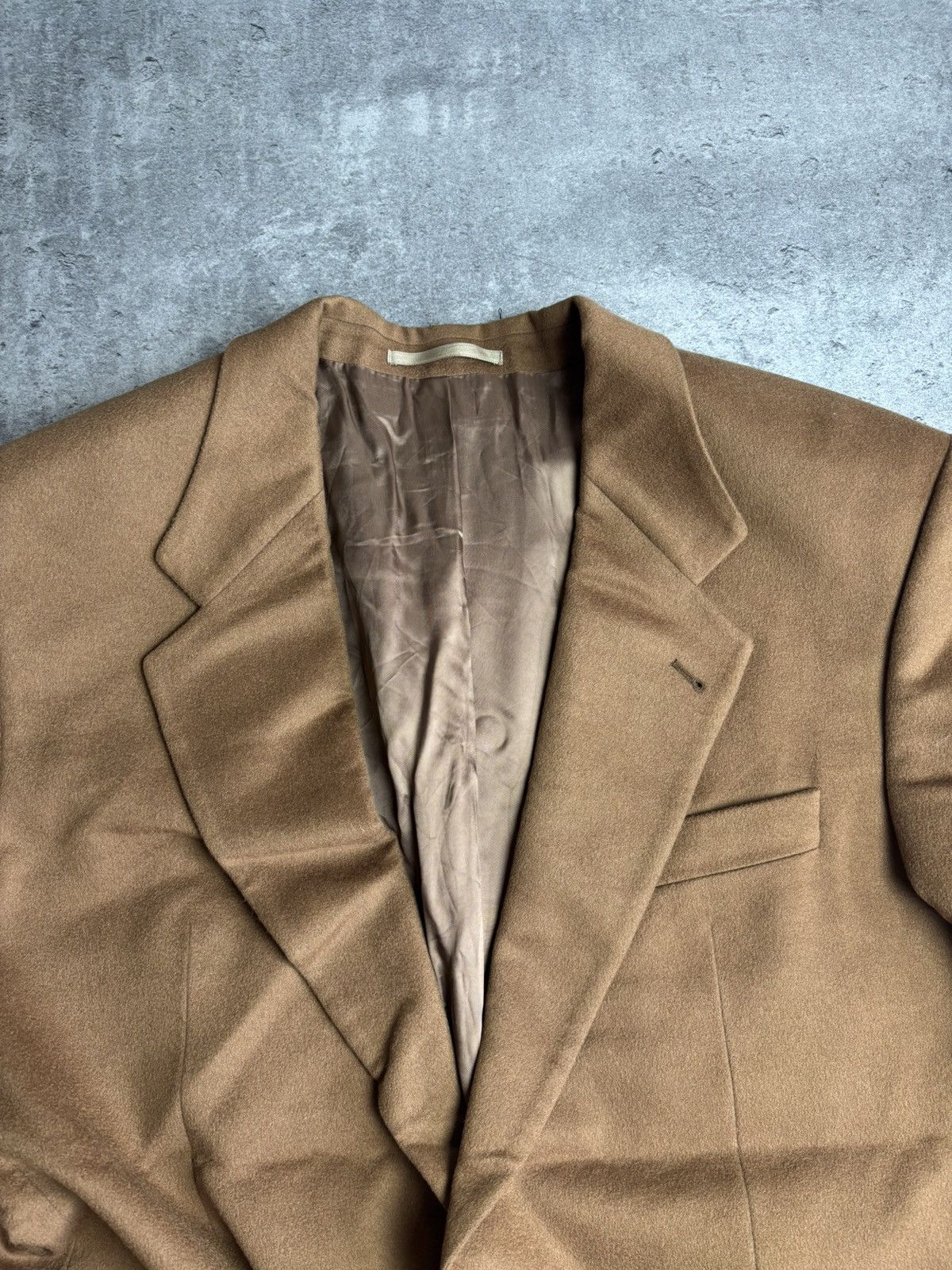 Hugo Boss × Loro Piana Hugo Boss Loro Piana Ing camel Blazer Size 54R - 4 Thumbnail