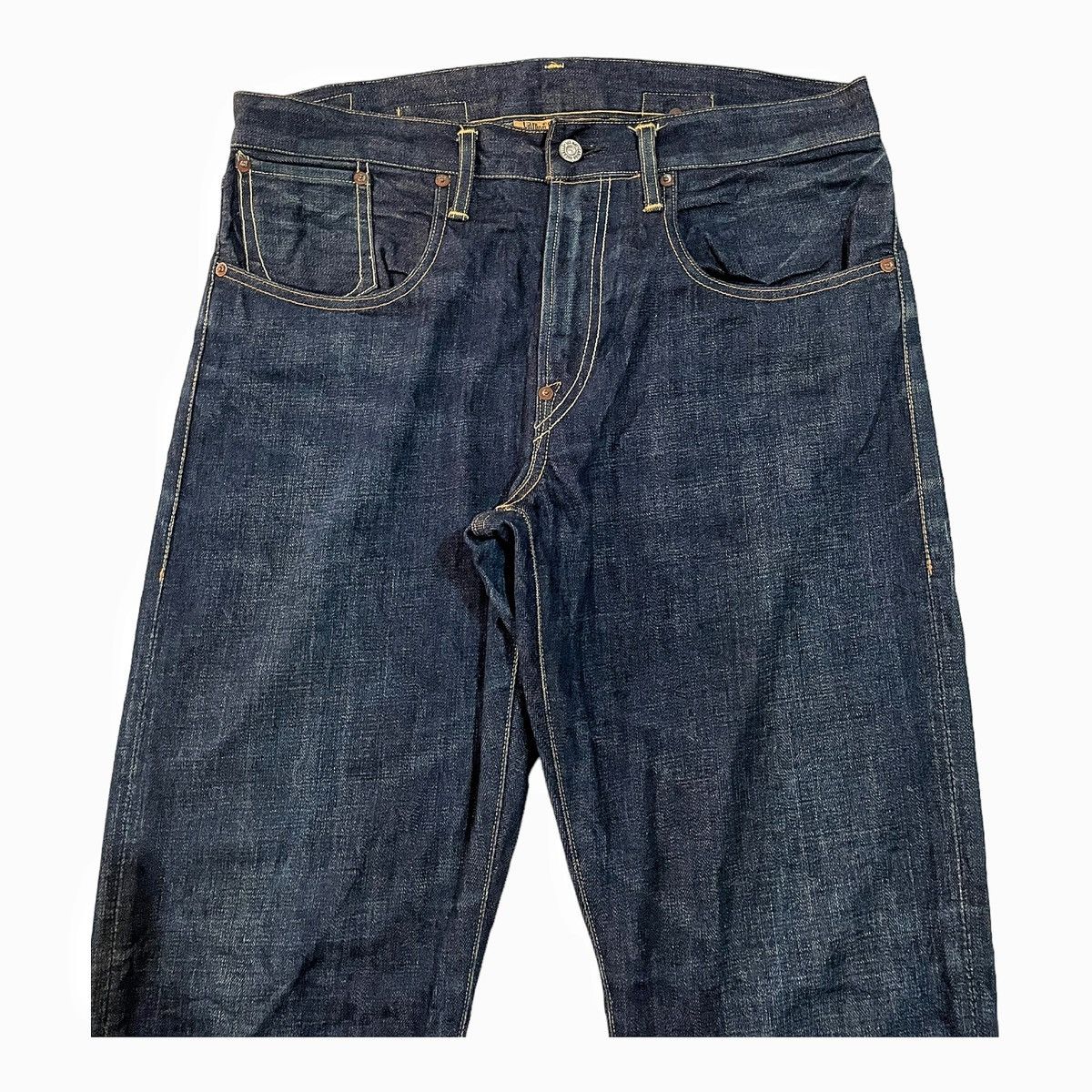 Japanese Brand Canton Overalls & Co Denim Work Pants With Buckle Back Size US 34 / EU 50 - 3 Thumbnail