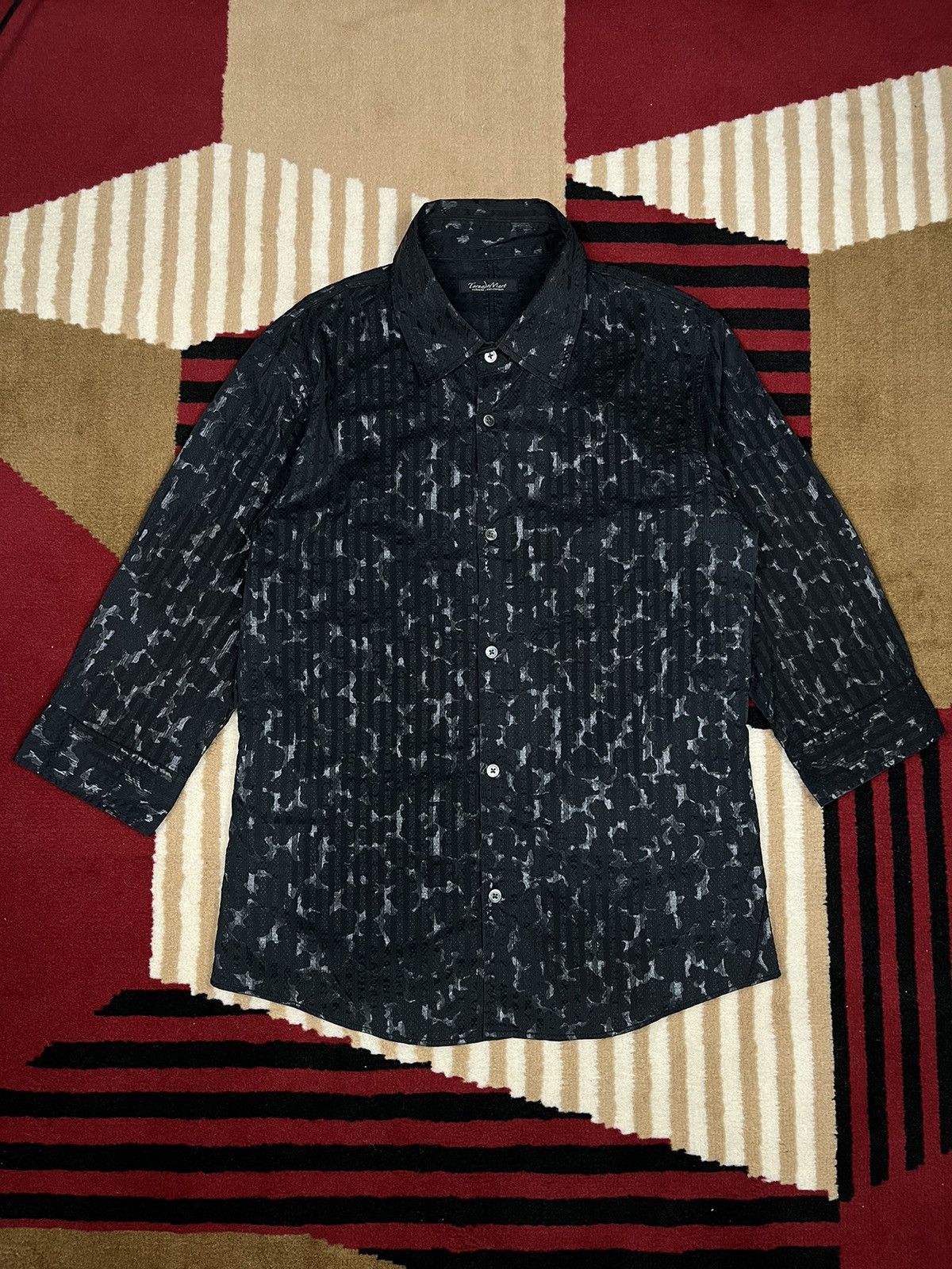 Comme des Garcons × Japanese Brand × Tornado Mart Tornado Mart Uniqueee Shirt Size US M / EU 48-50 / 2 - 1 Thumbnail