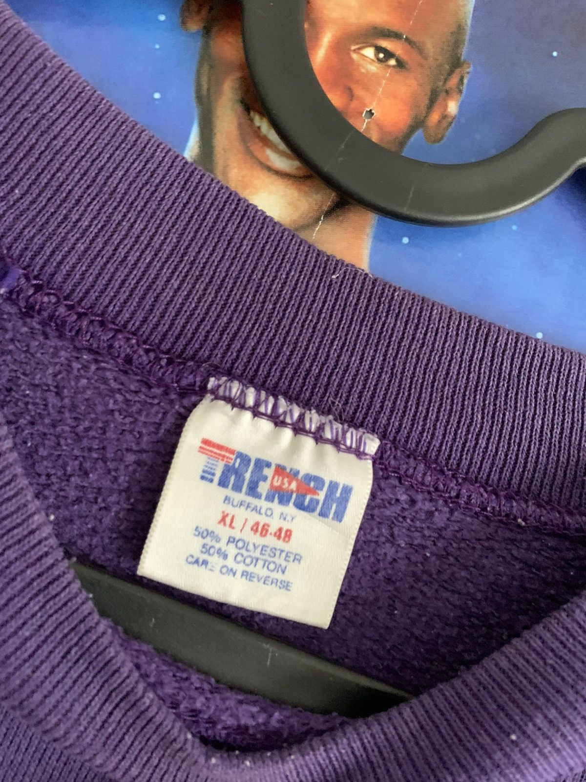 Trench USA 1991 Vintage Trench USA NBA Los Angeles Lakers Crewneck Size US XL / EU 56 / 4 - 4 Thumbnail