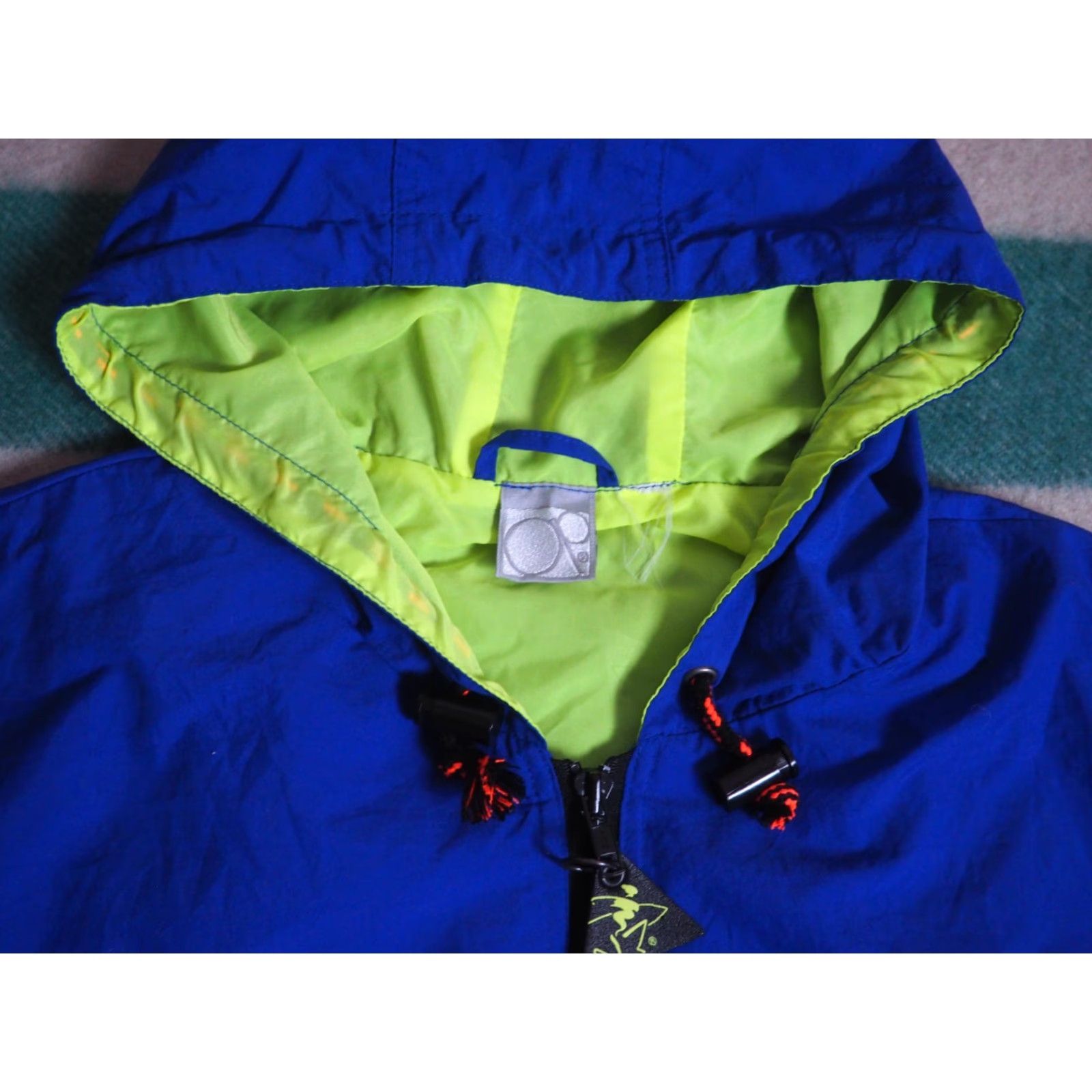 Ocean Pacific VTG Ocean Pacific OP Surf Blue Neon Nylon Anorak Windbreaker Jacket M - Vintage 80s 90s Logo Men's Windbreaker Style Lightweight Casual Jacket Size US M / EU 48-50 / 2 - 3 Thumbnail