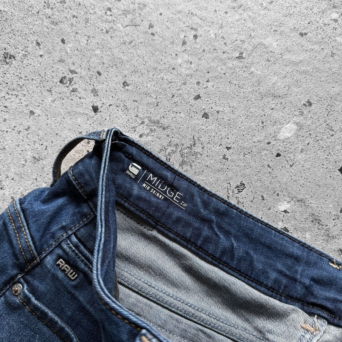 G-Star G-Star RAW Womens Midge Zip Mid Waist Skinny Jeans Blue Size 32" / US 10 / IT 46 - 9 Thumbnail