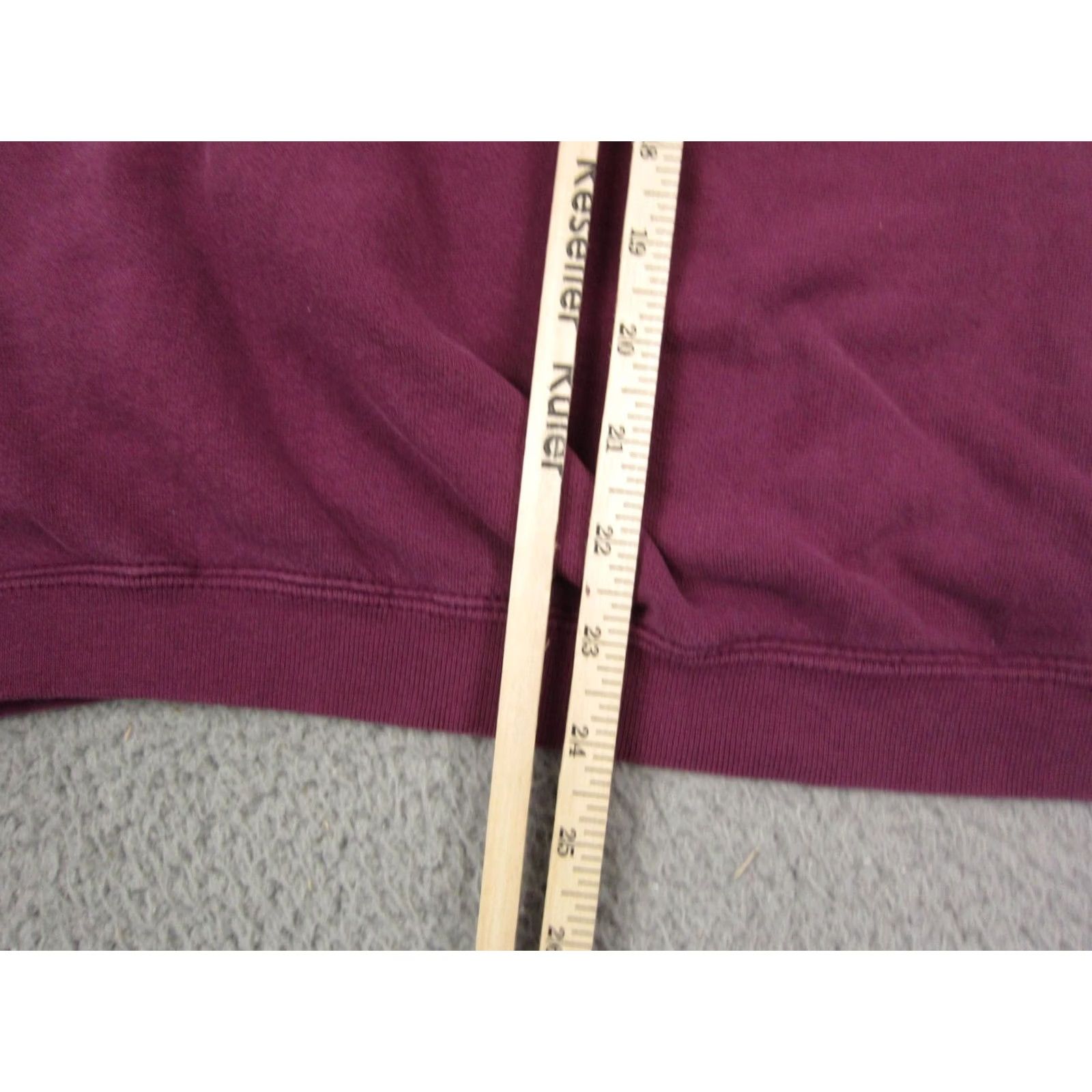 Vintage VINTAGE Sweater Womens Large Red Maroon Sweatshirt Fleece Pullover 90s Size L / US 10 / IT 46 - 6 Thumbnail