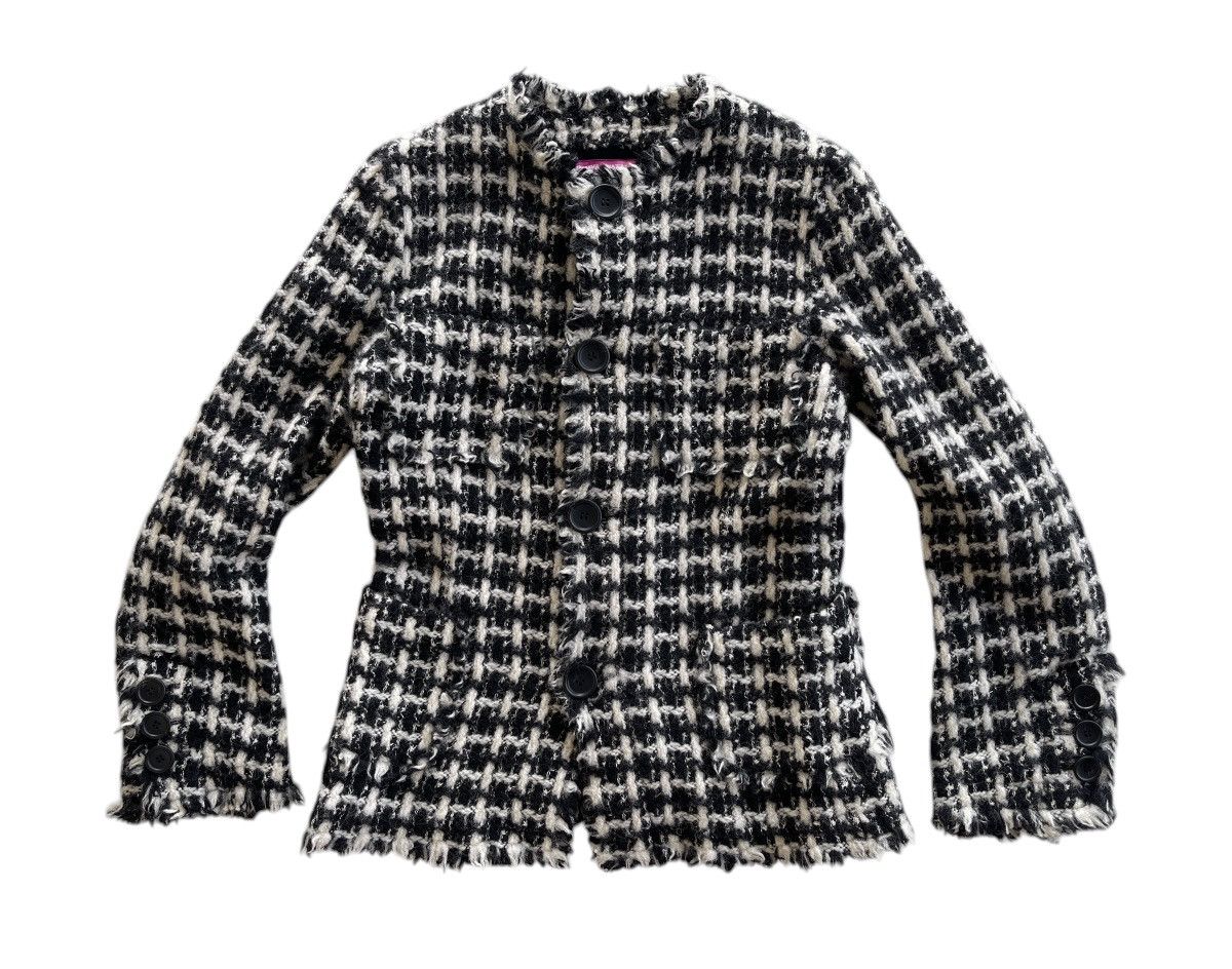 Junya Watanabe AW2004 Junya Watanabe Comme des Garcons Tweed Jacket Size S / US 4 / IT 40 - 6 Thumbnail
