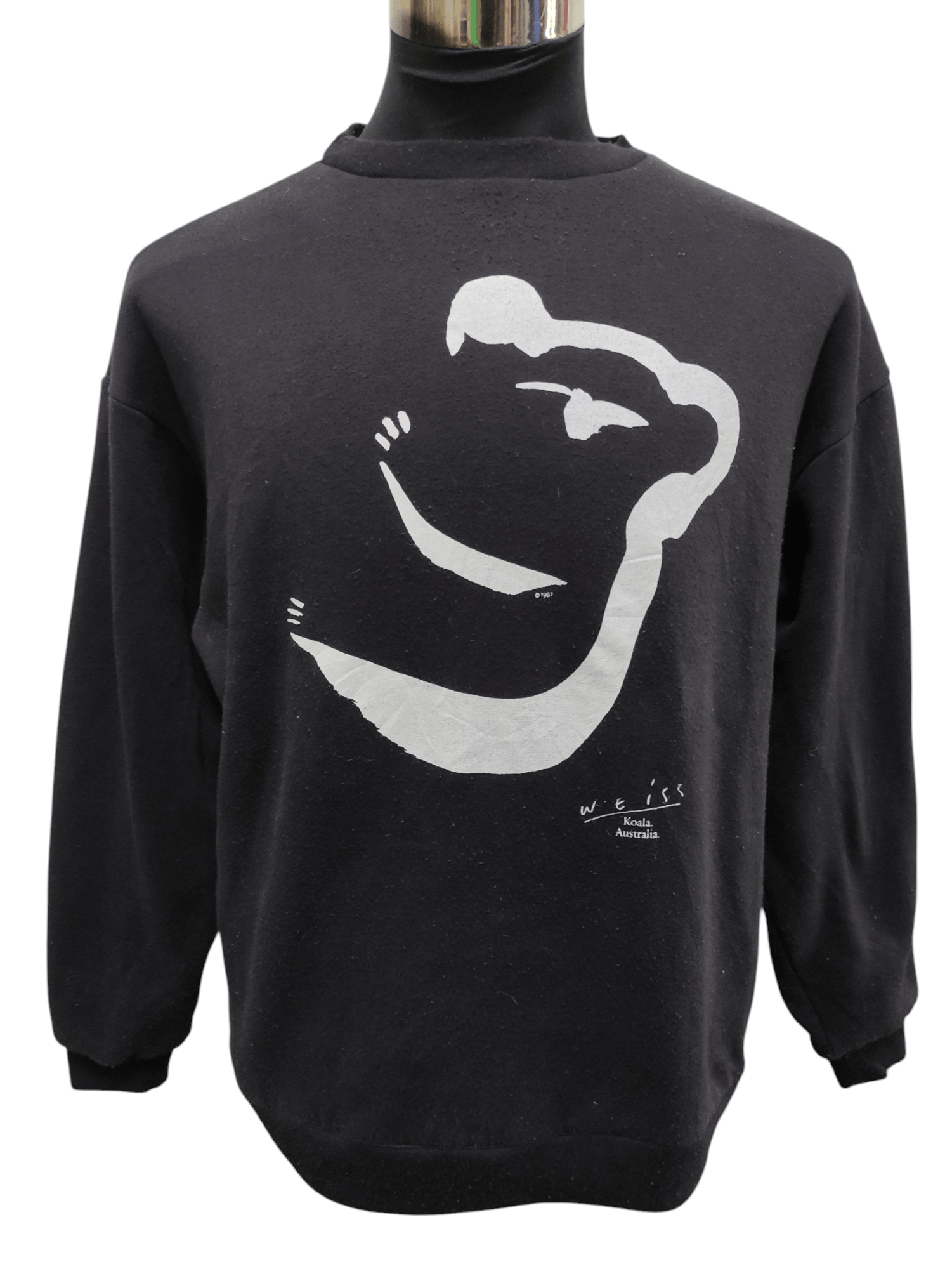 Vintage RARE VINTAGE 80s 1987 WEISS ART KOALA REVERSIBLE SWEATSHIRT Size US L / EU 52-54 / 3 - 1 Thumbnail