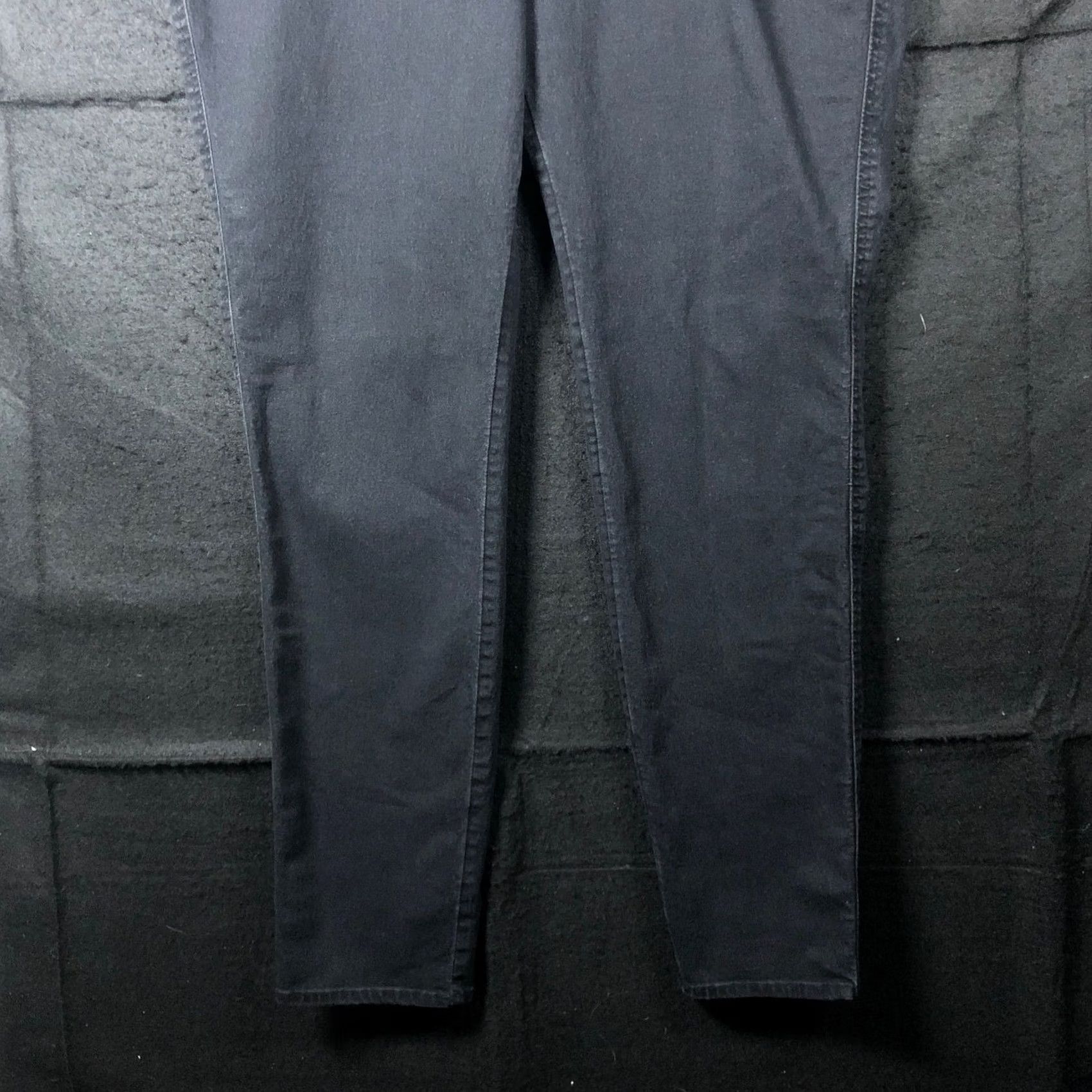 Vintage Columbia Womens Pants Black High Rise Pull On Skinny Ankle Stretch XL Inseam 29.5 in Pocketed Casual Workwear Comfort Easy Care Size 24" / US 00 / IT 34 - 3 Thumbnail