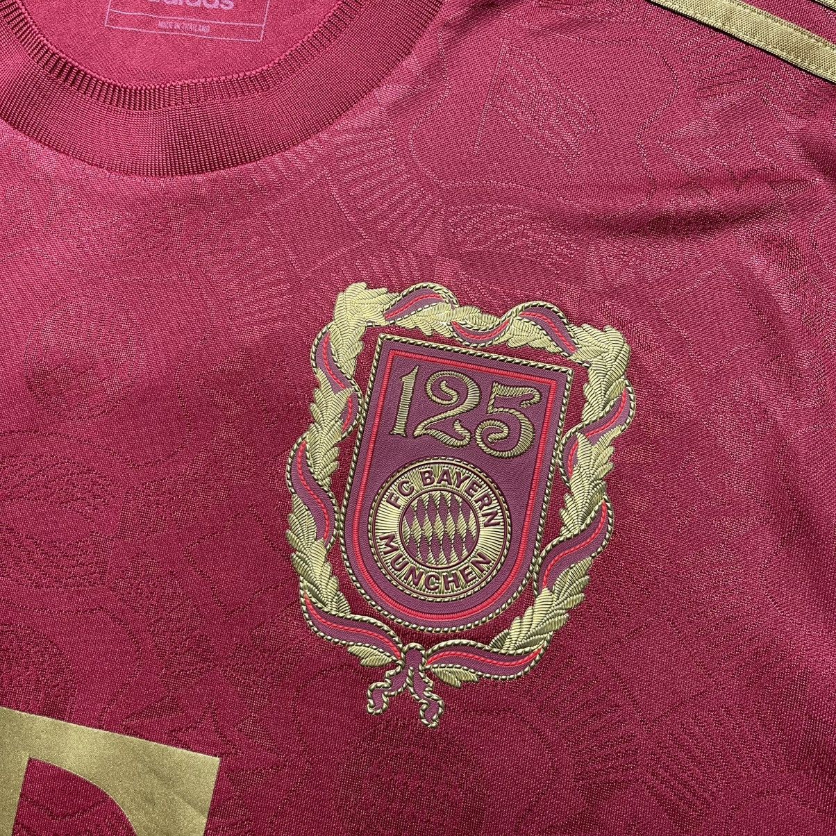 Vintage BAYERN ADIDAS 2024/2025 FOOTBALL 125TH ANNIVERSARY JERSEY Size US L / EU 52-54 / 3 - 7 Thumbnail