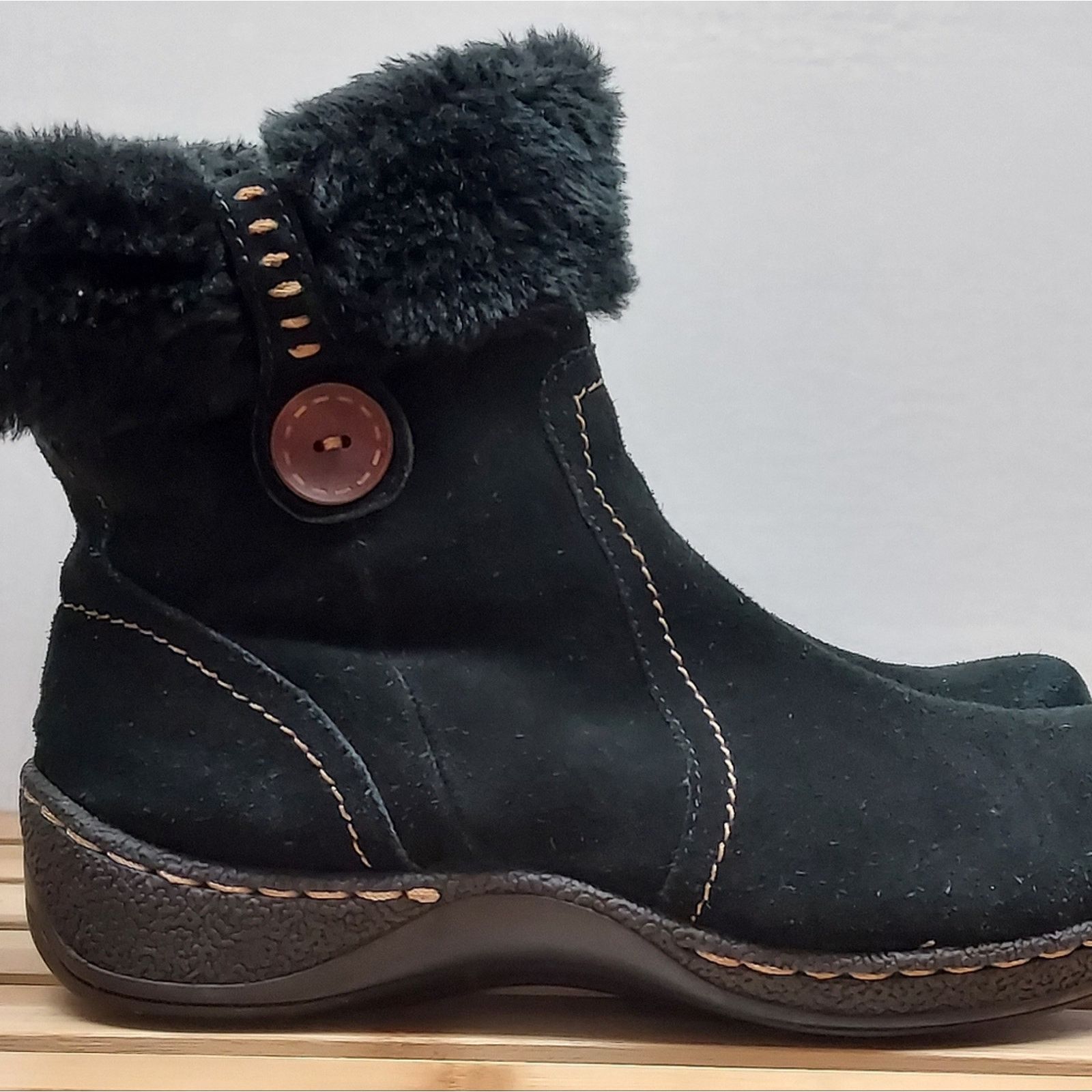 Other St.John's Bay Womens | Black Leather Ankle Zip Boots Size 9 Size US 9 / IT 39 - 6 Thumbnail