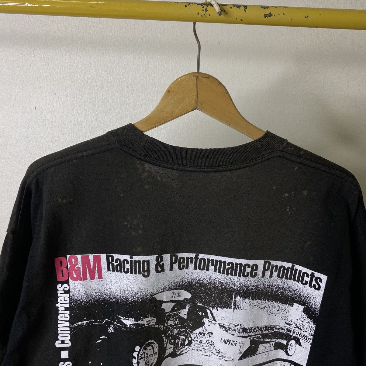 Vintage Vintage 1990s B&M Racing & Performance Factory Team T shirt Size US XL / EU 56 / 4 - 3 Thumbnail