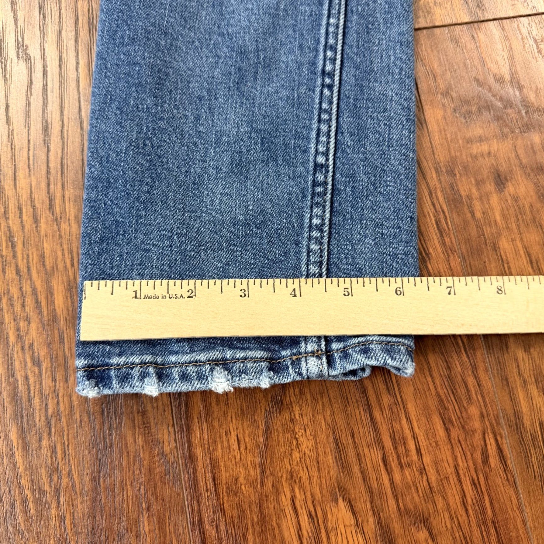 Silver Jeans Co. Silver Jeans Womens Jeans Slim Straight Mid Blue 29x30 27 Regular Stretch Denim Cotton Blend Logo Rise Knits? Size 29" - 7 Thumbnail