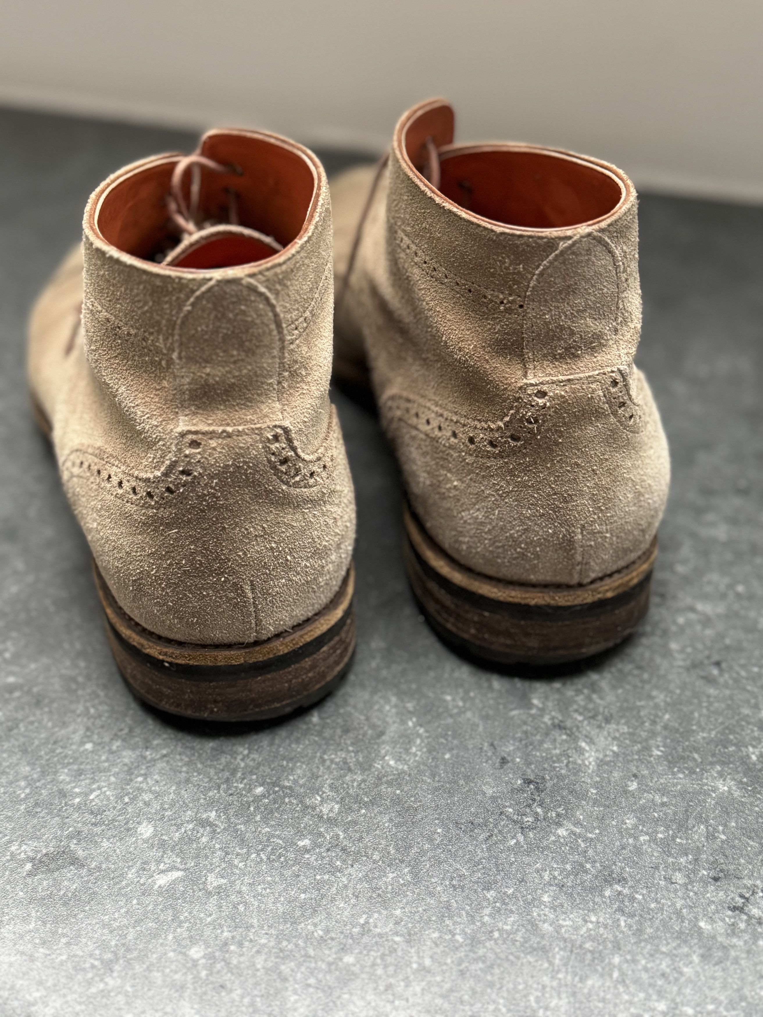 Santoni Fine suede lace-up ankle boot Size US 11.5 / EU 44-45 - 3 Thumbnail
