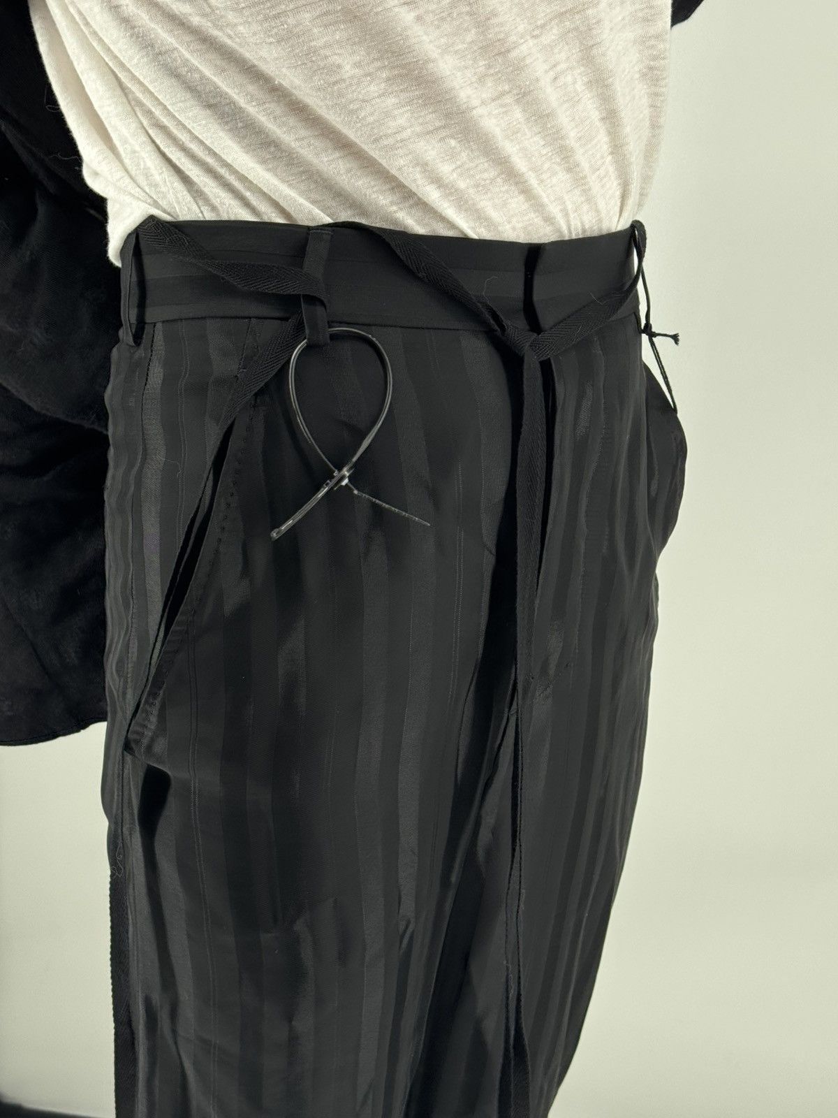 Ann Demeulemeester Ann Demeulemeester Wide Leg Trousers Size US 30 / EU 46 - 2 Thumbnail