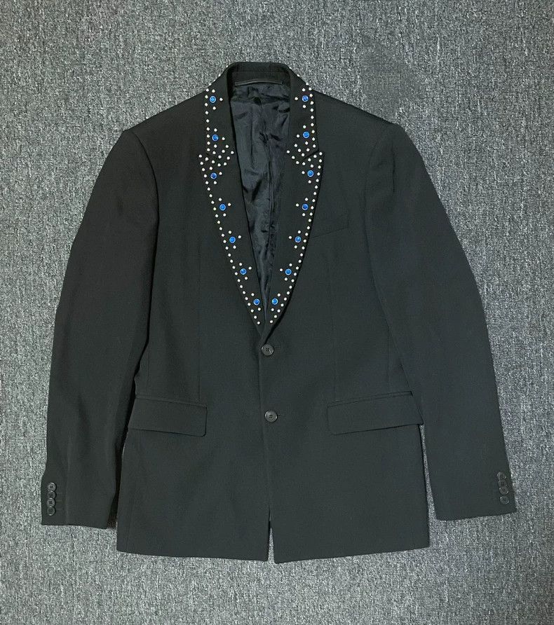 Givenchy Givenchy Wool Blazer Jacket with Studs-yf Size US M / EU 48-50 / 2 - 1 Thumbnail