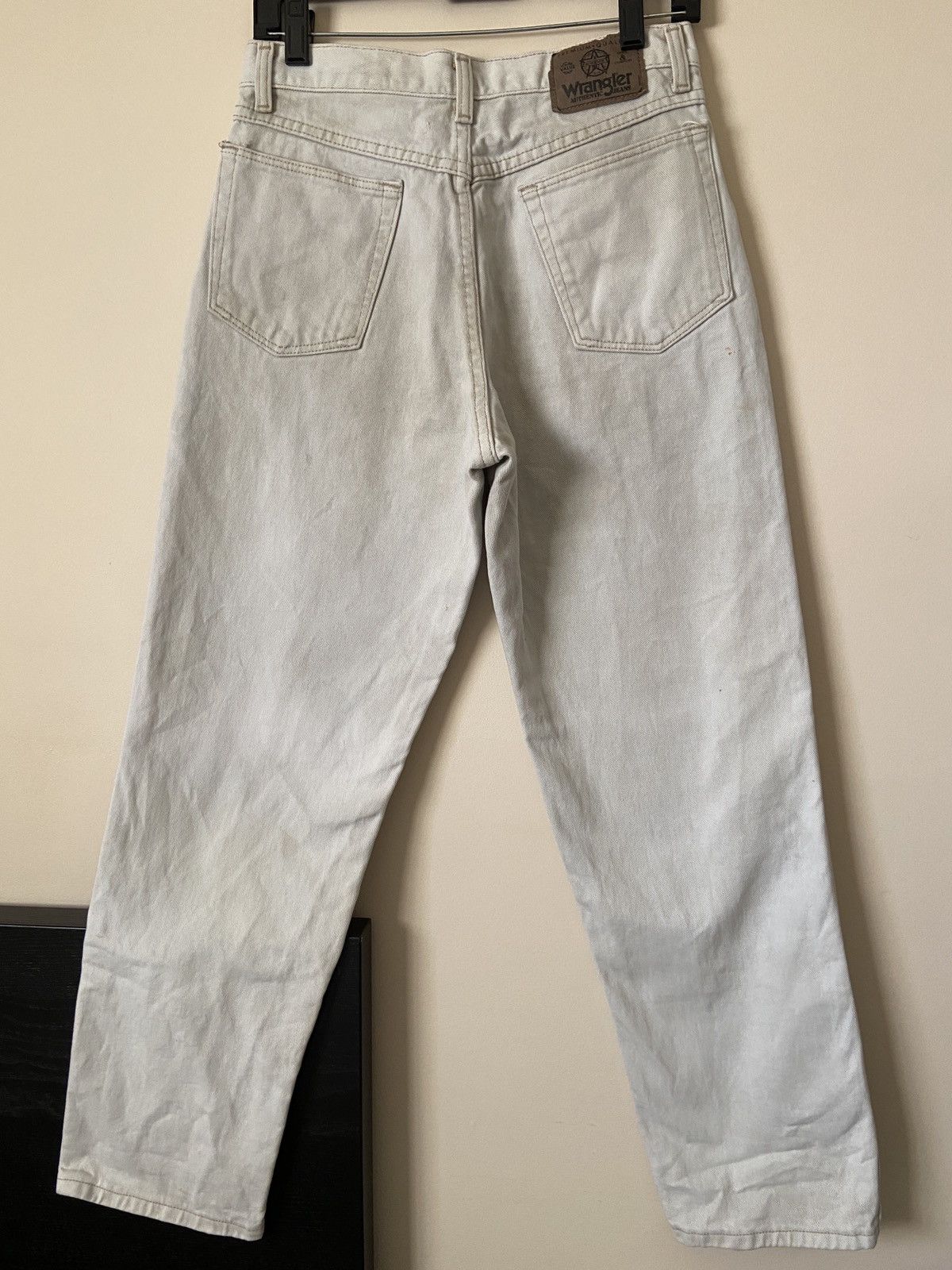 Vintage × Wrangler Wrangler off white denim made in USA Size US 29 - 2 Thumbnail