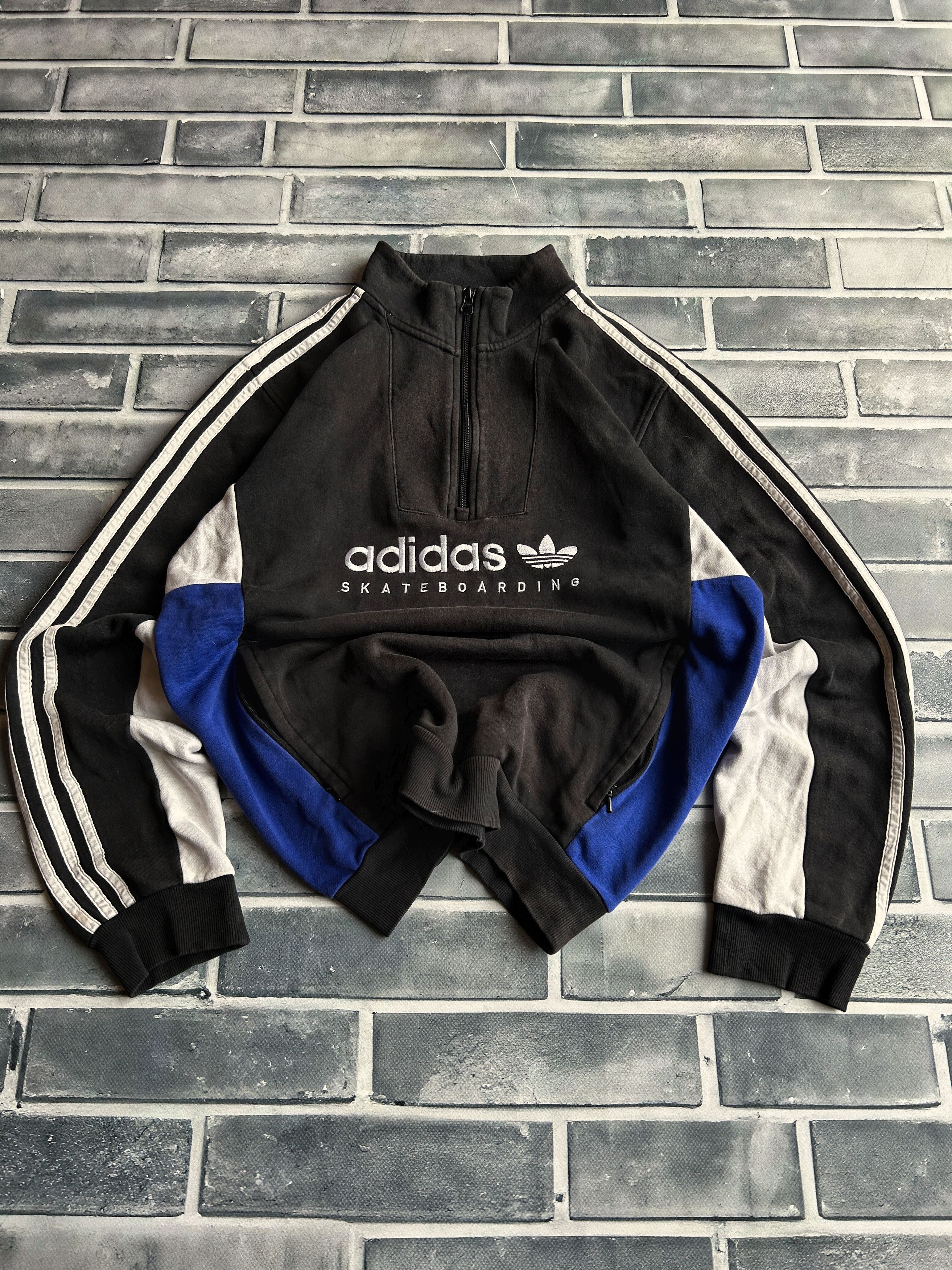 Adidas Vintage Balenciag Style Skateboarding Adidas Nike Hoodie 90s Size US M / EU 48-50 / 2 - 3 Thumbnail
