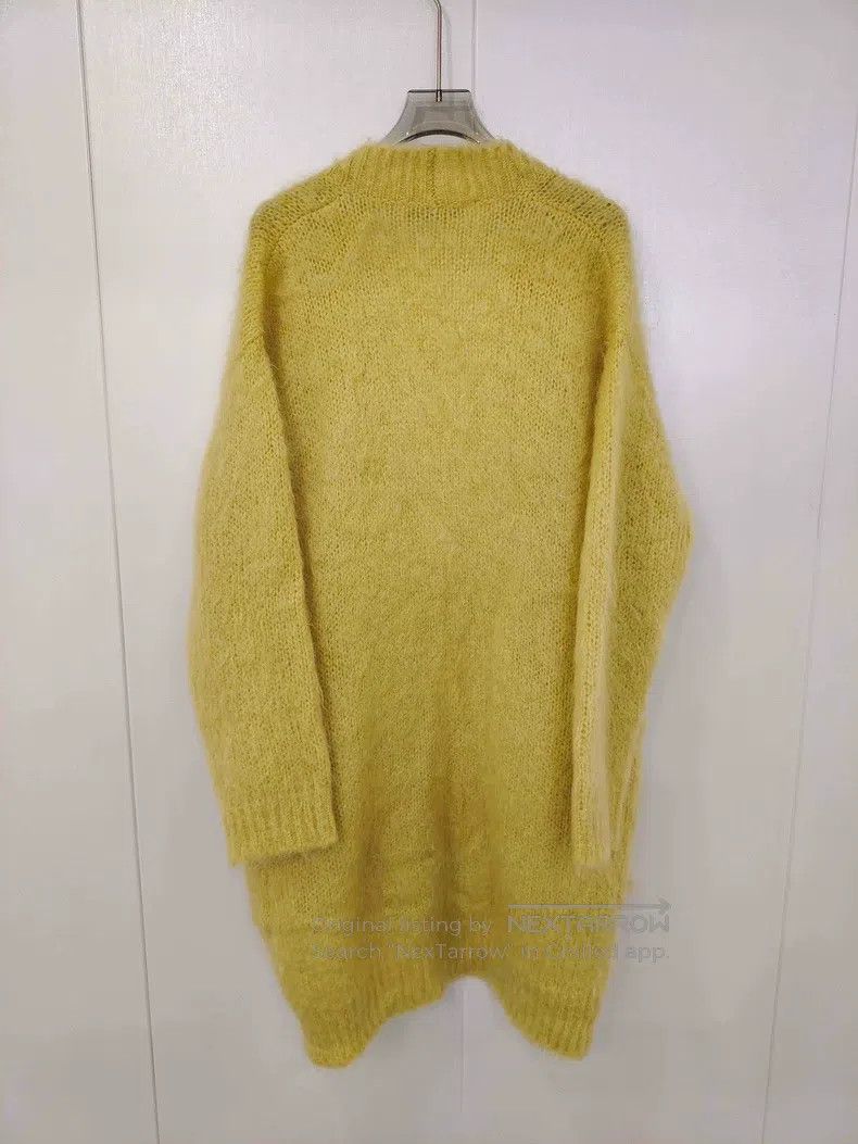 Max Mara Max Mara Light Yellow Knit Cardigan Open-Front Jacket Size S / US 4 / IT 40 - 2 Thumbnail