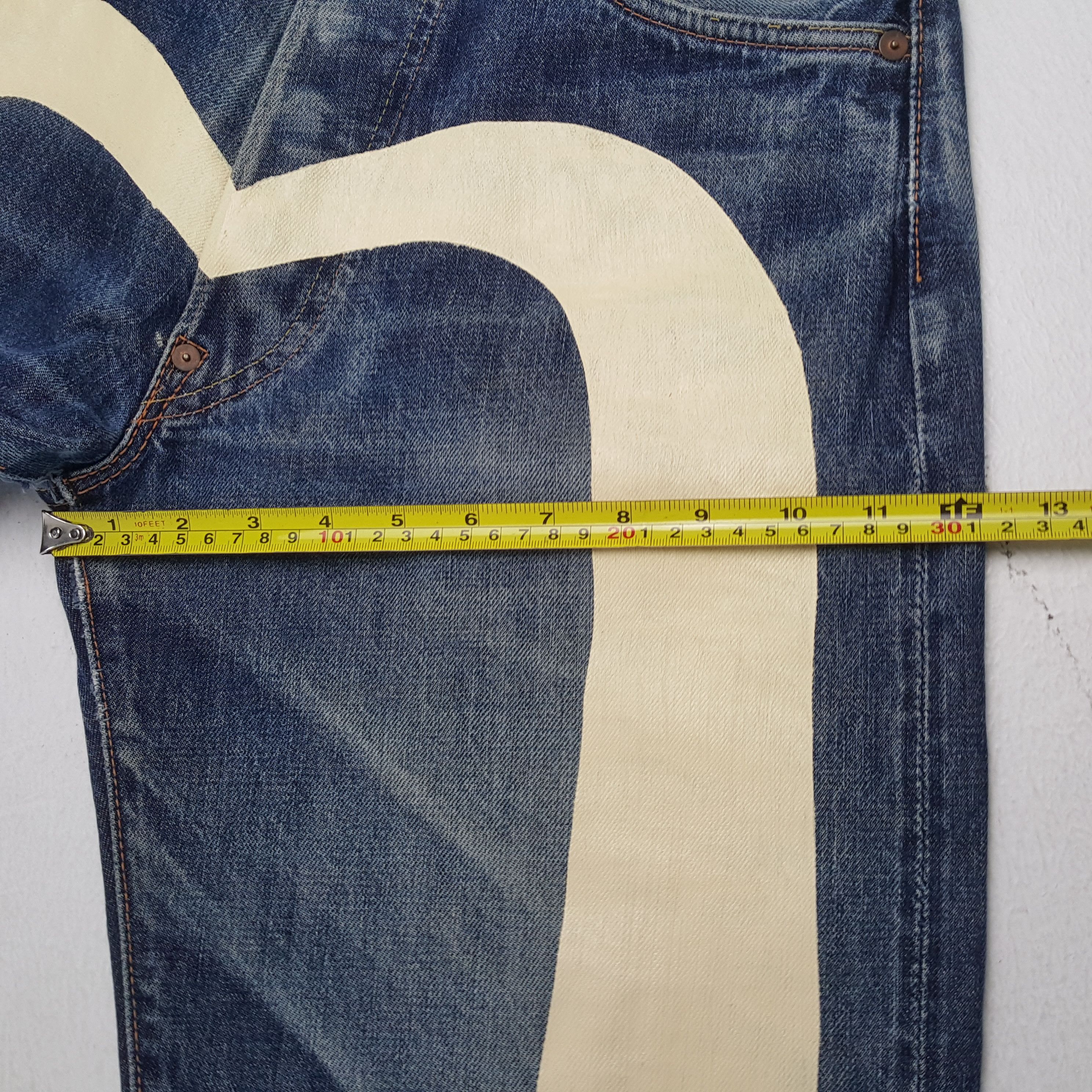 Evisu × Japanese Brand × Vintage Vintage EVISU Japanese Brand Daicock Custom Distressed Jeans Size US 28 / EU 44 - 9 Thumbnail