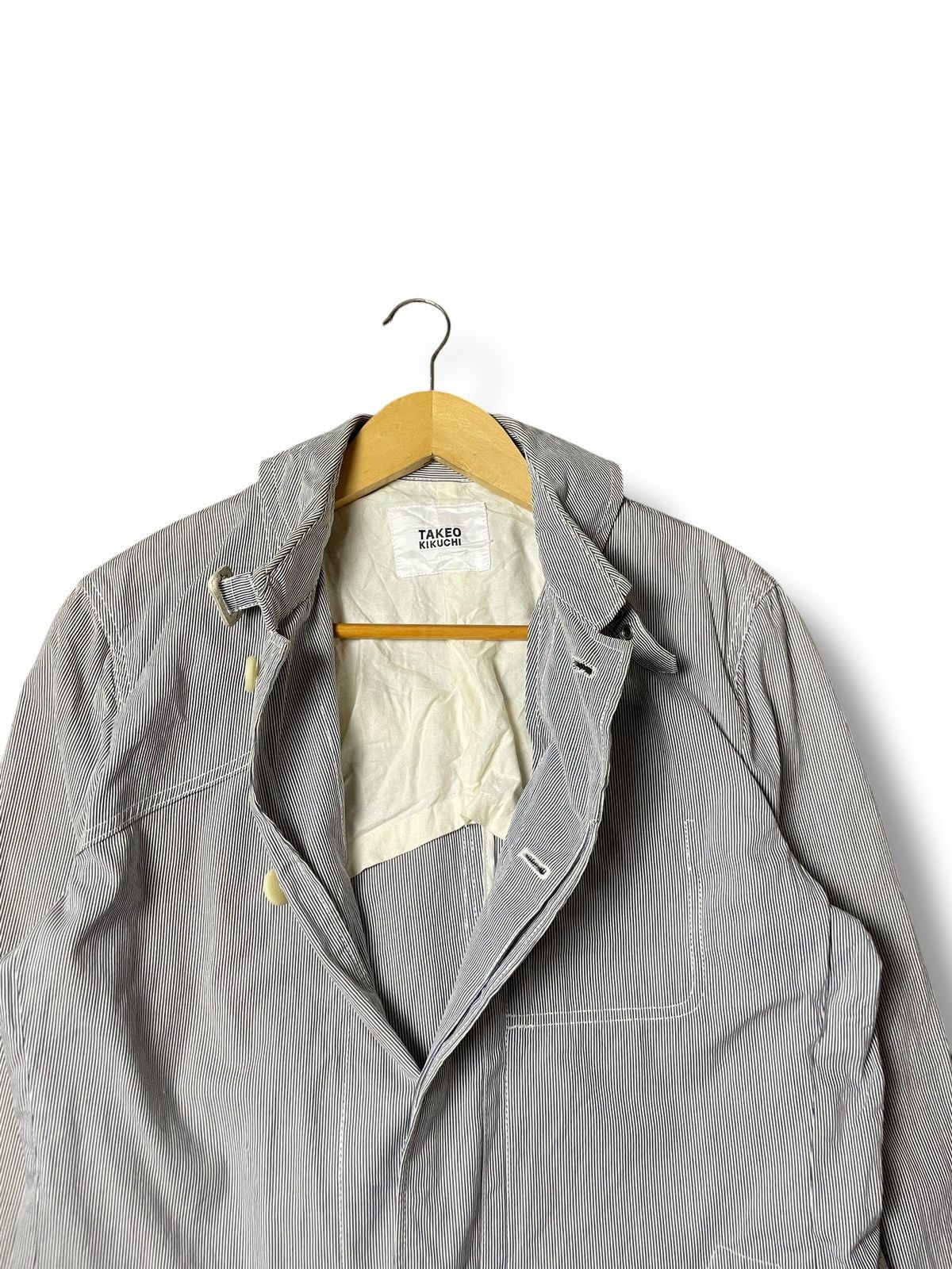 Japanese Brand × Takeo Kikuchi × Vintage Vintage Takeo Kikuchi Hidden Button Jacket (72) Size US XXS / EU 40 - 8 Thumbnail