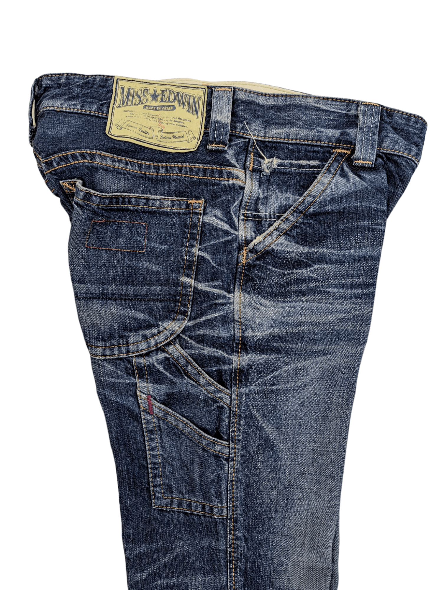 Edwin VINTAGE EDWIN CARPENTER JEANS Size 32" / US 10 / IT 46 - 8 Thumbnail
