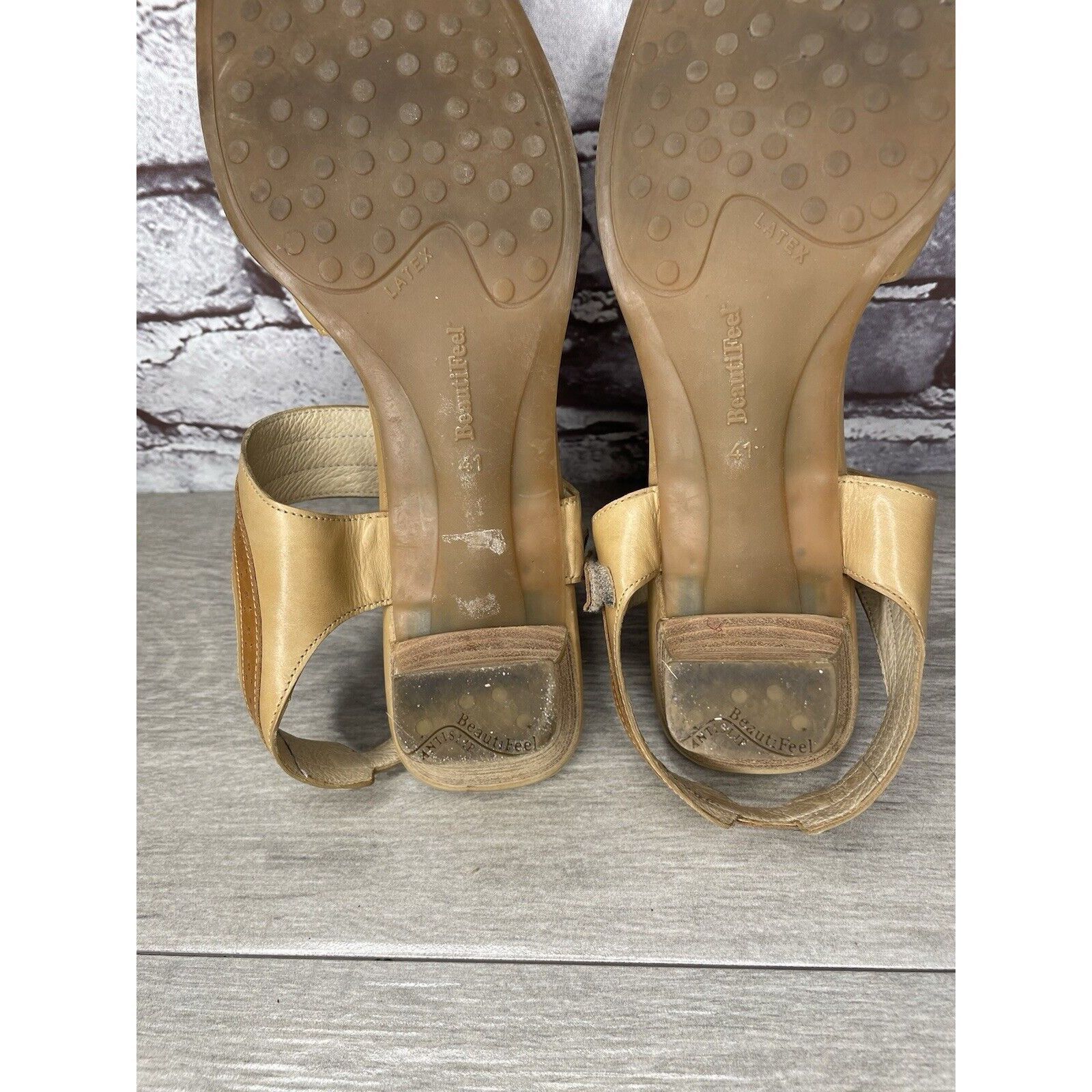Other Beautifeel Brown Leather Casual Heel Strappy Sandals Women’s Size US 10.5 / IT 40.5 - 17 Thumbnail