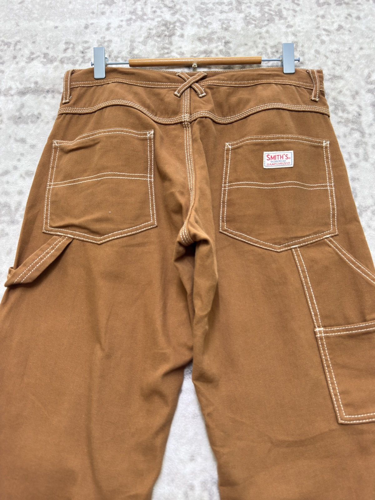 Vintage Vintage Smith’s Carpenter Brown Plaid Lined Workwear Fit Size US 31 - 9 Thumbnail