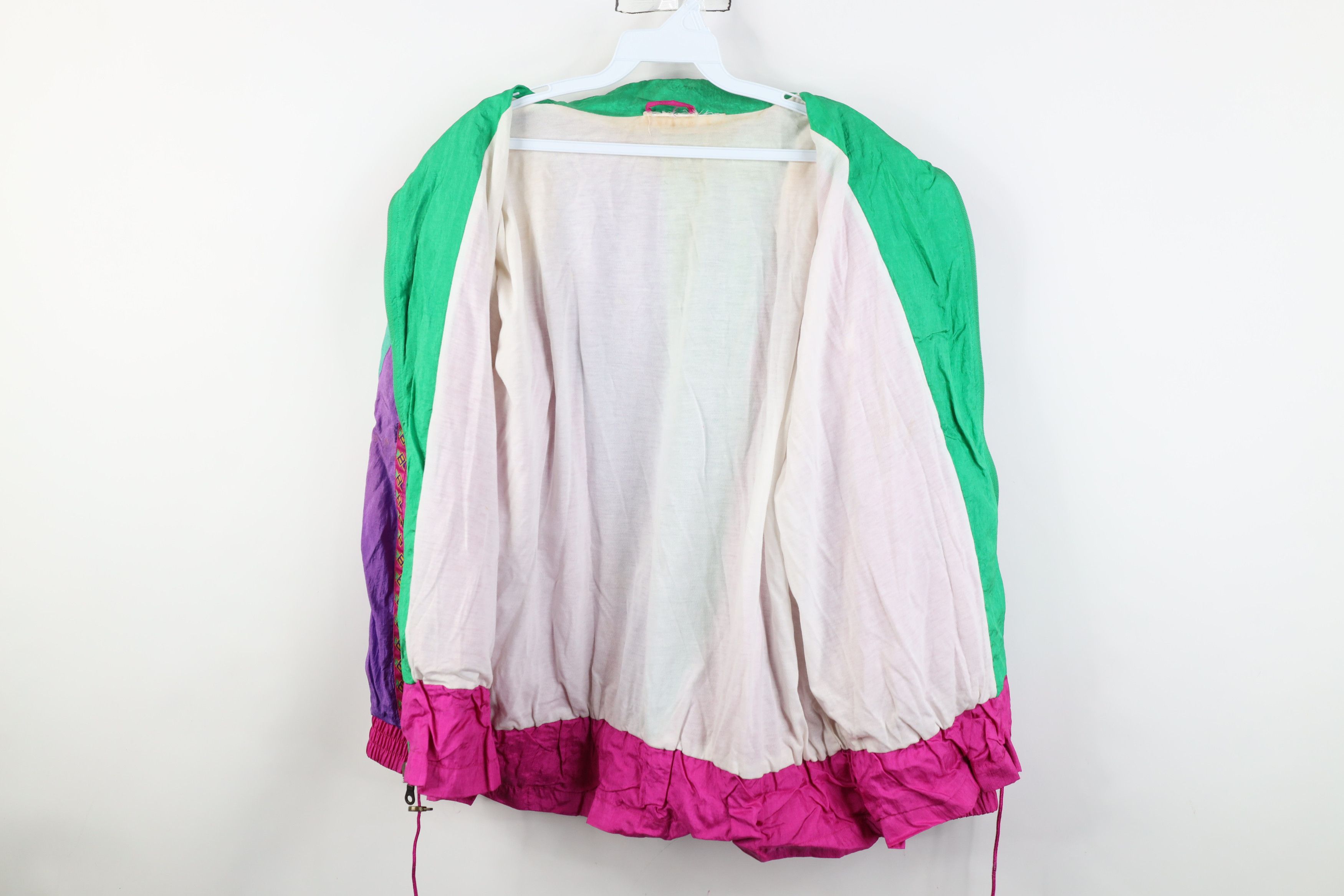 Vintage Vintage 90s Streetwear Southwestern Windbreaker Jacket Size XL / US 12-14 / IT 48-50 - 12 Thumbnail