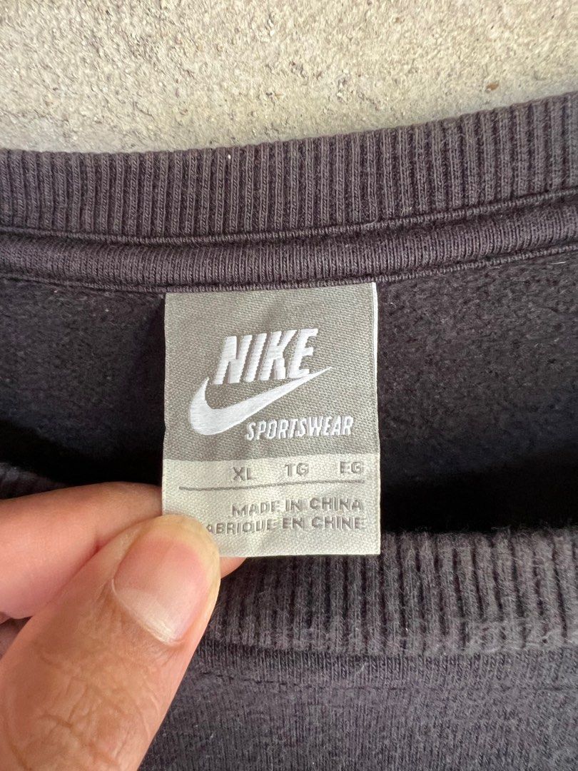 Nike Nike Spell Out Big Logo Sweatshirt Size US XL / EU 56 / 4 - 4 Thumbnail