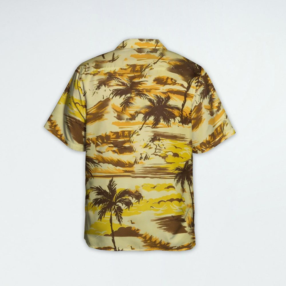 Designer × The Unbranded Brand Camp-Collar Palm Tree-Print Shirt | Tropical Vibes Size US S / EU 44-46 / 1 - 4 Thumbnail