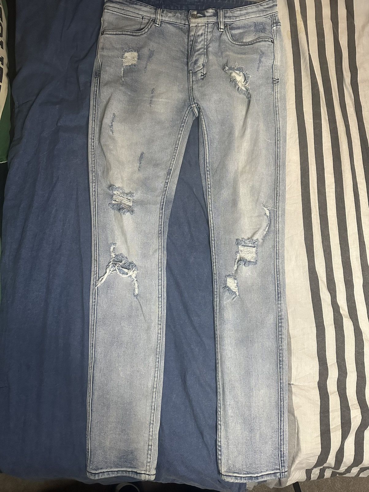 Ksubi Ksubi Van Winkle Trashed Dreams Men’s Jeans Size US 33 - 2 Thumbnail