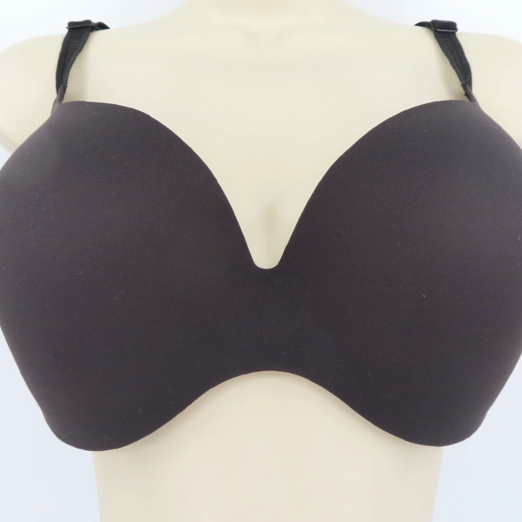Vintage Maidenform Bra 36D DM0070 Dreamwire Back Smoothing Underwire Solid Black Women Size ONE SIZE - 3 Thumbnail