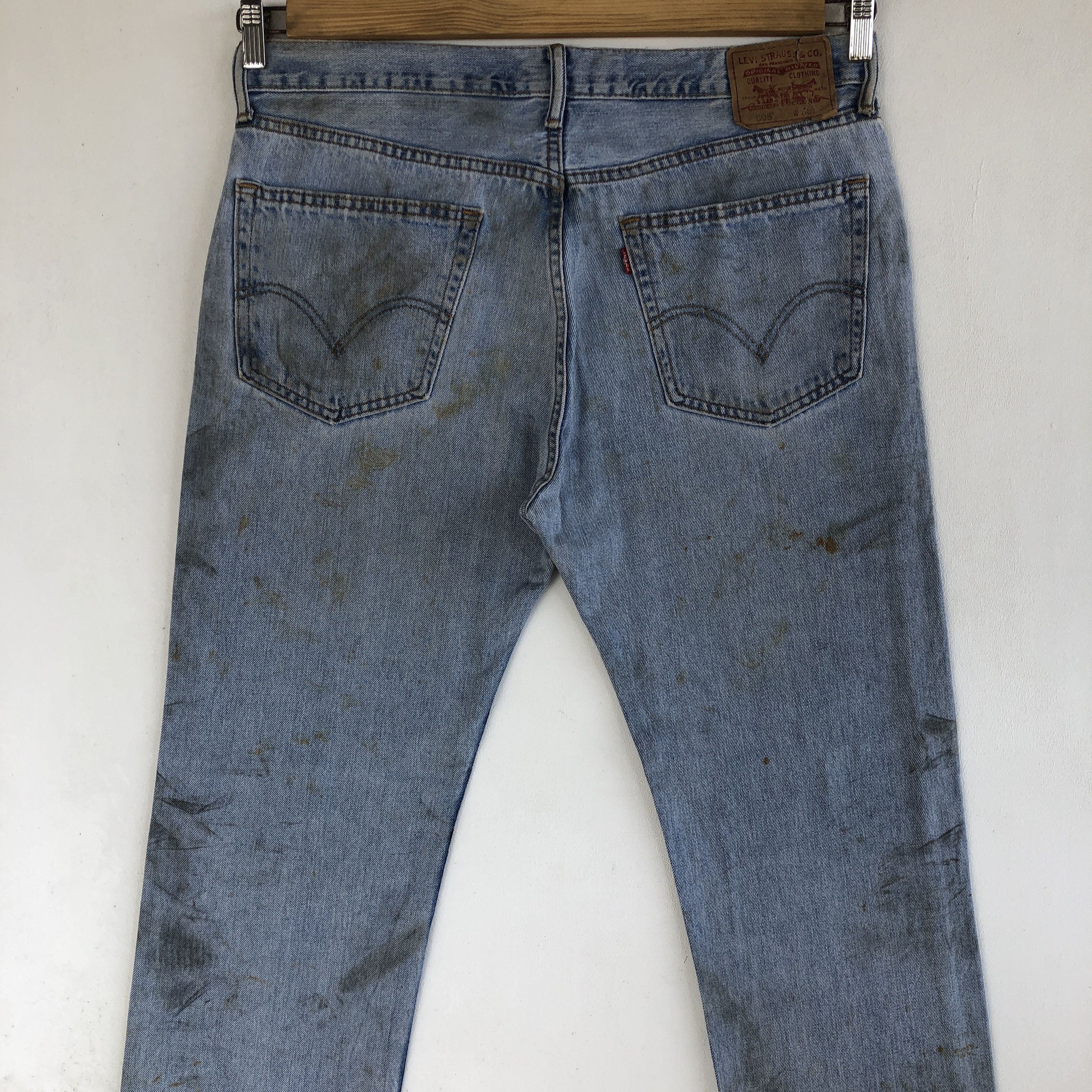 Levi's Vintage Levis Light Wash Jeans Levi's 505 Dirty Faded Denim Size US 36 / EU 52 - 4 Thumbnail