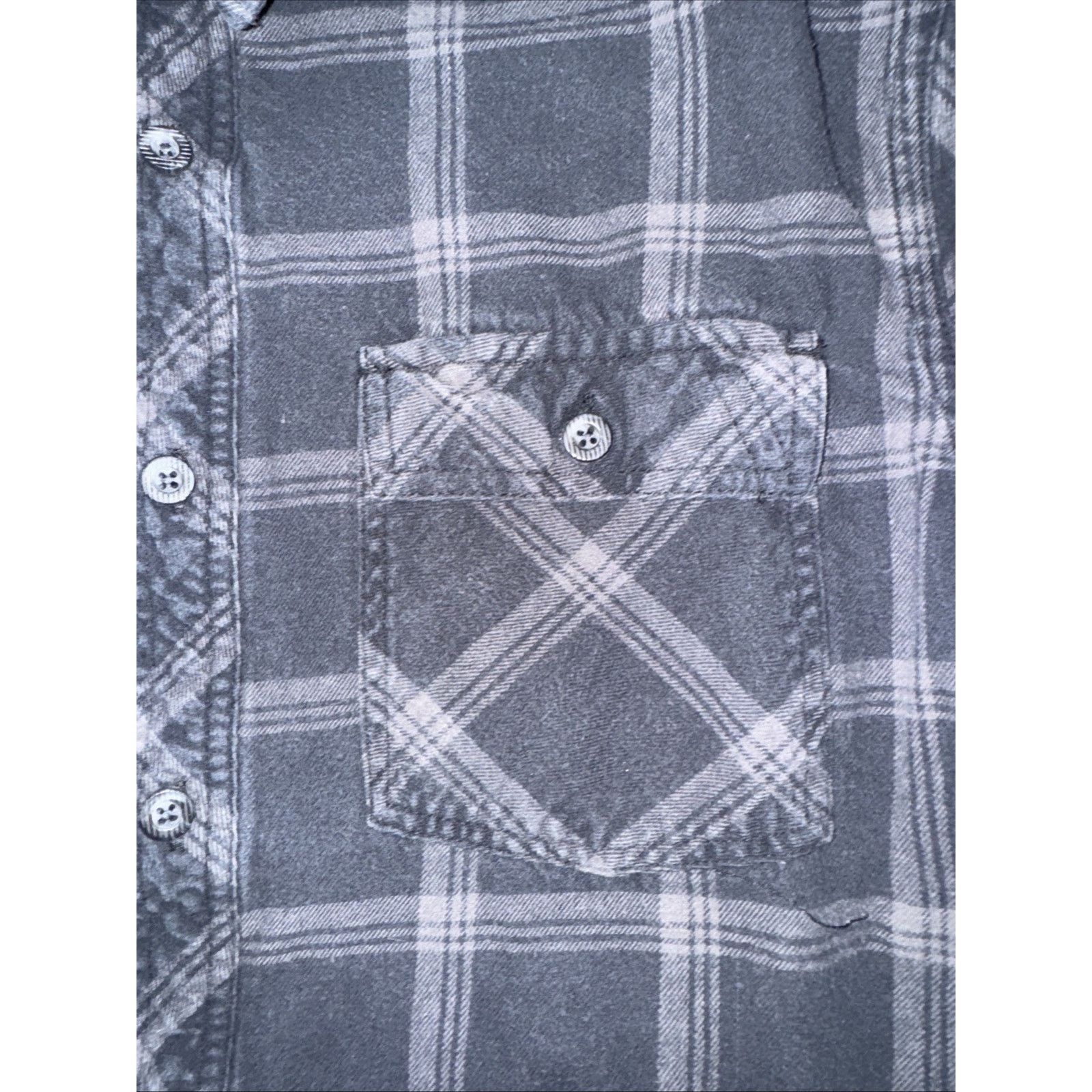 Vintage Voyager Thermal Lined Flannel Shirt Black Gray Plaid USA L Size US L / EU 52-54 / 3 - 3 Thumbnail