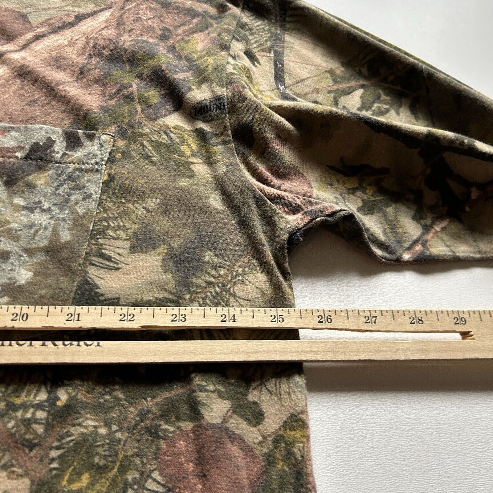Realtree Vintage Real Tree Camouflage Long Sleeve Pocket T Shirt 2XL Size US XXL / EU 58 / 5 - 5 Thumbnail