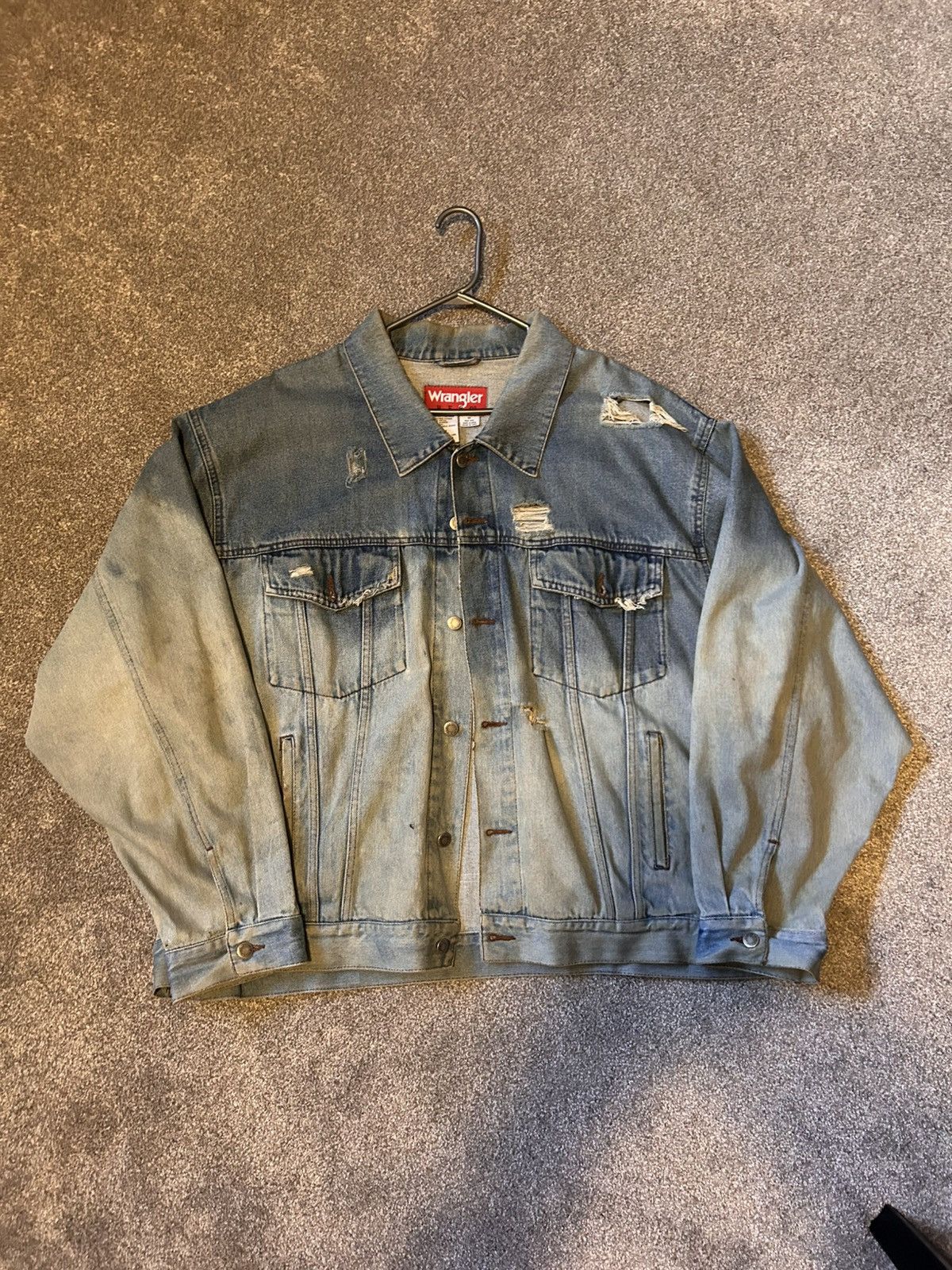 Frank Ocean Frank Ocean up-cycled denim jacket Size US XXL / EU 58 / 5 - 2 Thumbnail