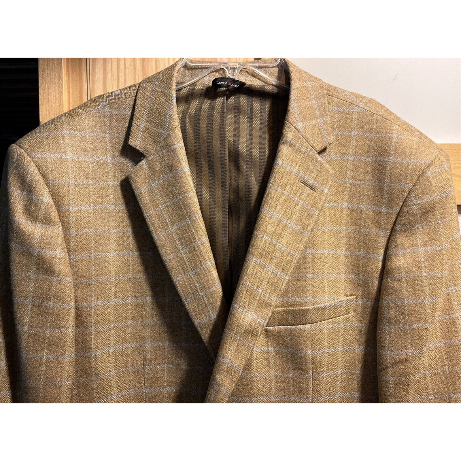 Other Franco Ricci Mens 50R Super 140’s Wool LS Jacket Blazer Coat Size 50R - 5 Thumbnail