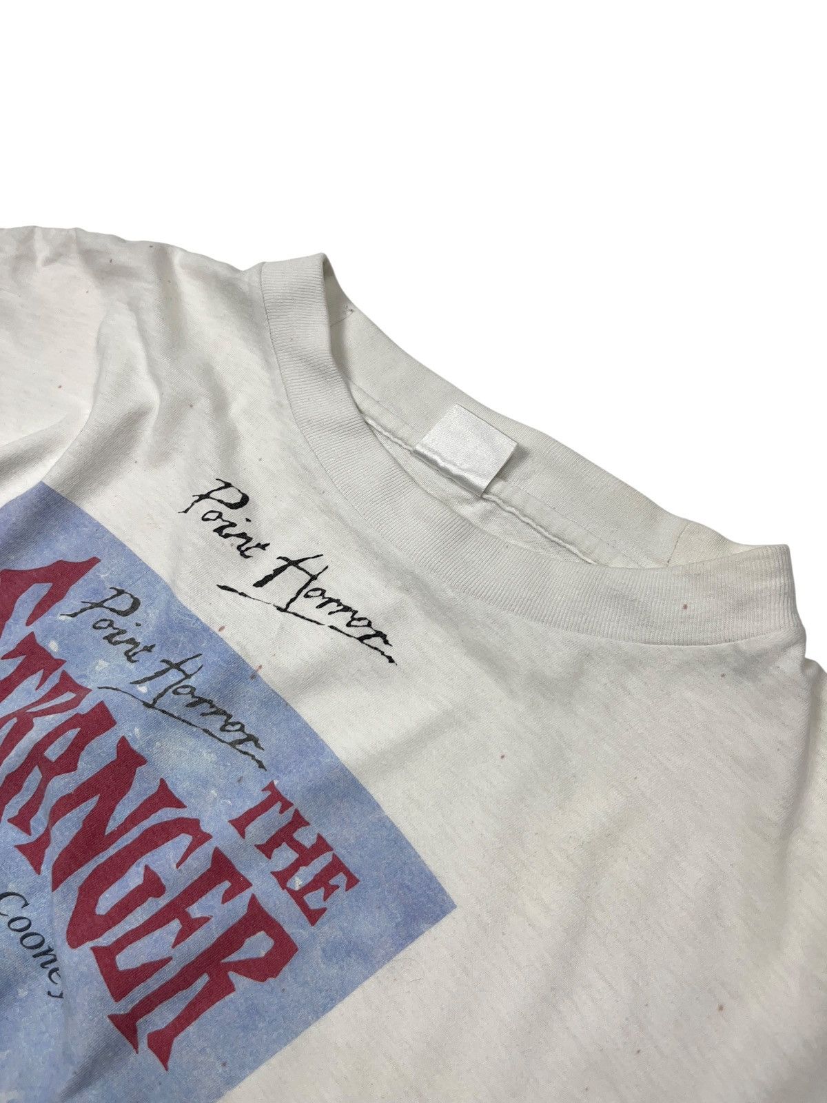 Expert Horror × Vintage Vintage 90s Point Horror - The Stranger Promo T-shirt Size US XL / EU 56 / 4 - 5 Thumbnail