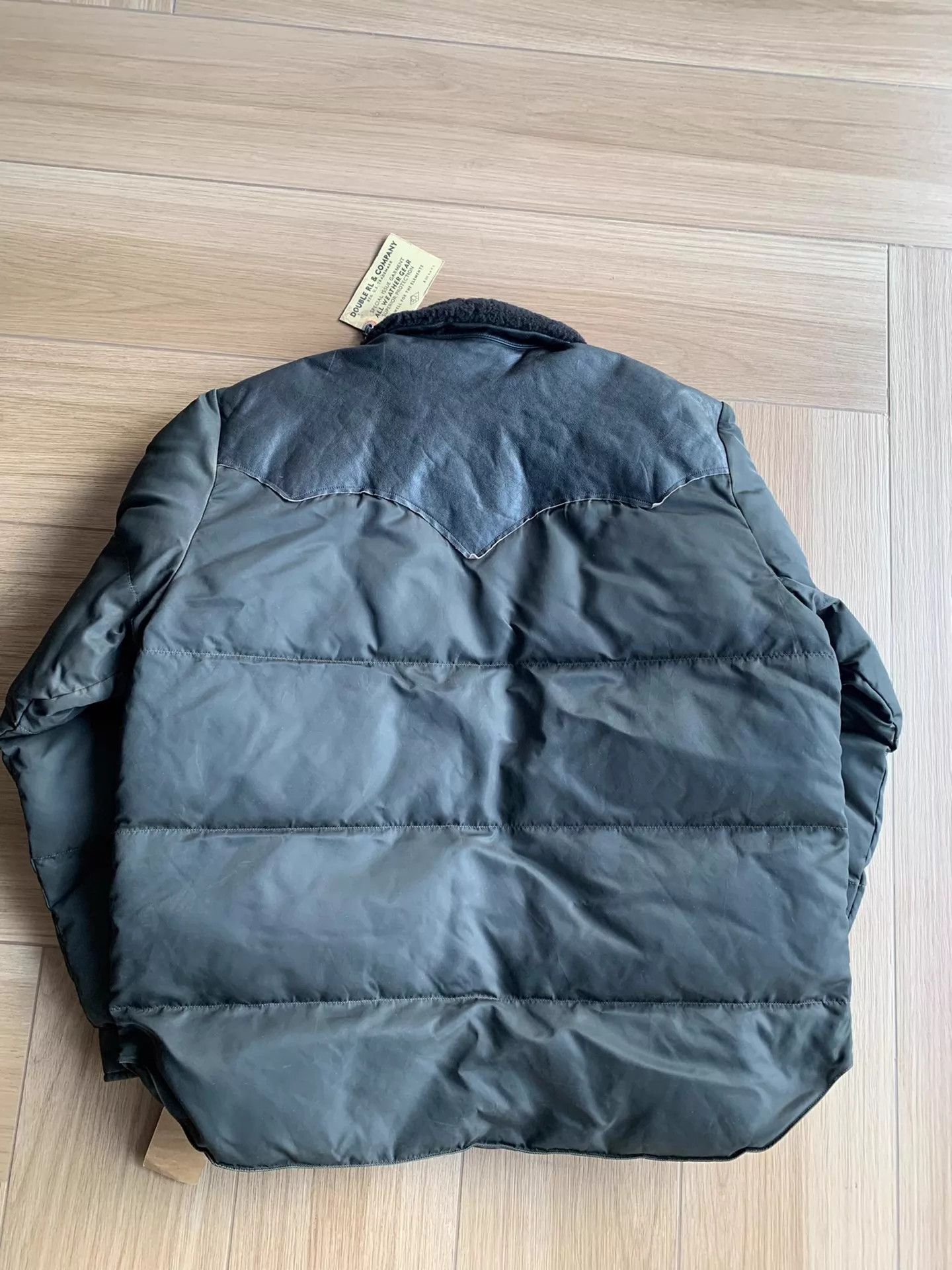 RRL Ralph Lauren RRL Double RL Leather Yoke Distressed Cotton Jacket 24AW XL Size US XL / EU 56 / 4 - 2 Thumbnail